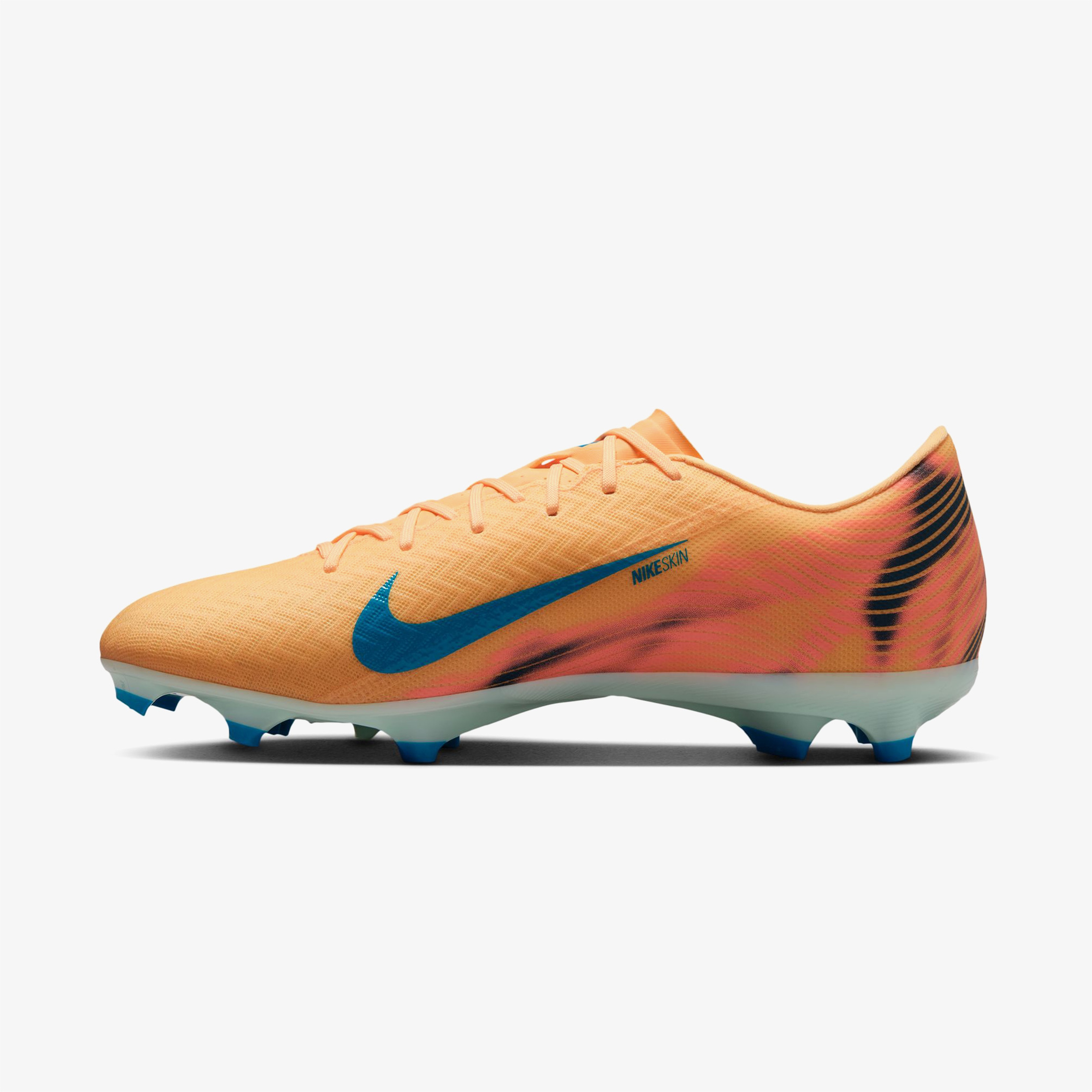 Nike Zoom Vapor 16 Academy Km Fg/Mg Erkek Turuncu Çim Saha Kramponu