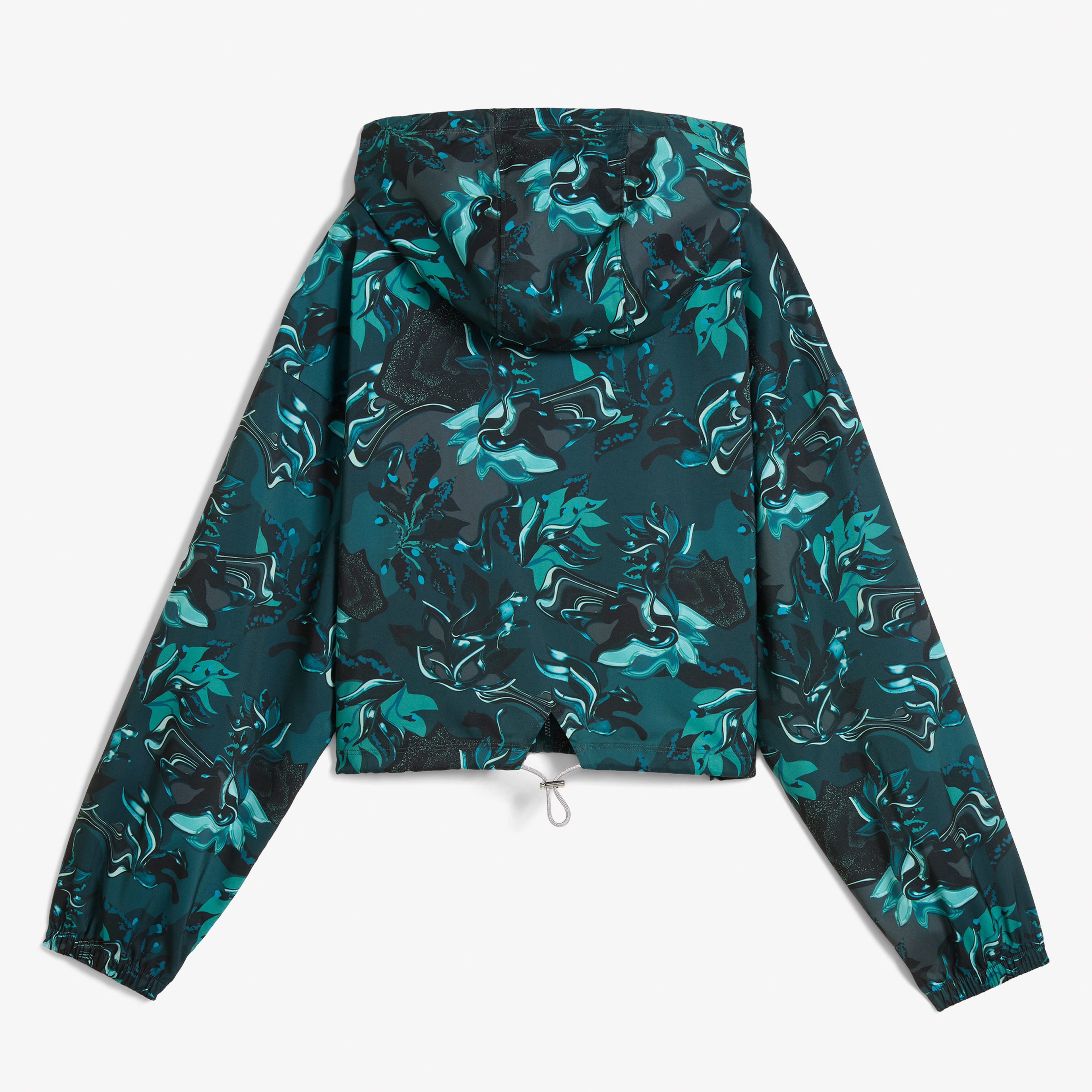 Puma Green Terrains Woven Kadın Yeşil Antrenman Eşofman Üstü