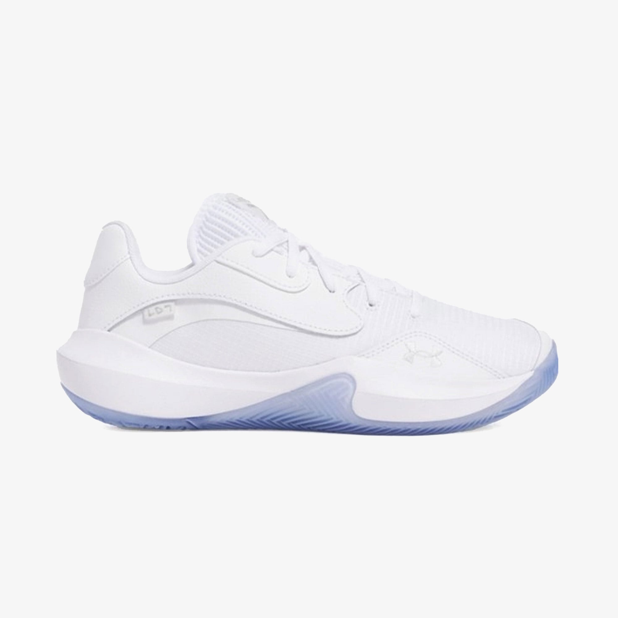 Under Armour Lockdown 7 Low Erkek Beyaz Basketbol Ayakkabısı