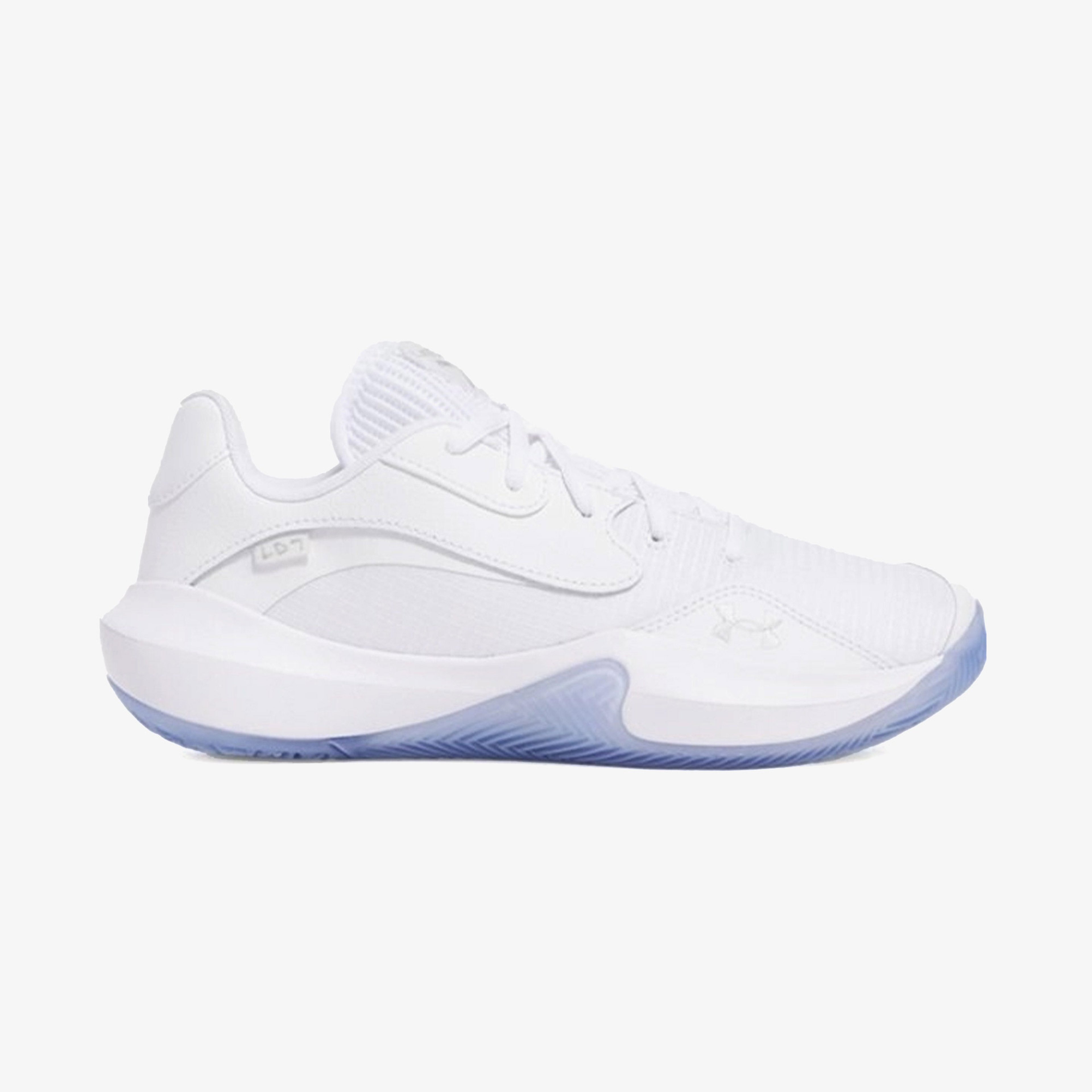 Under Armour Lockdown 7 Low Erkek Beyaz Basketbol Ayakkabısı