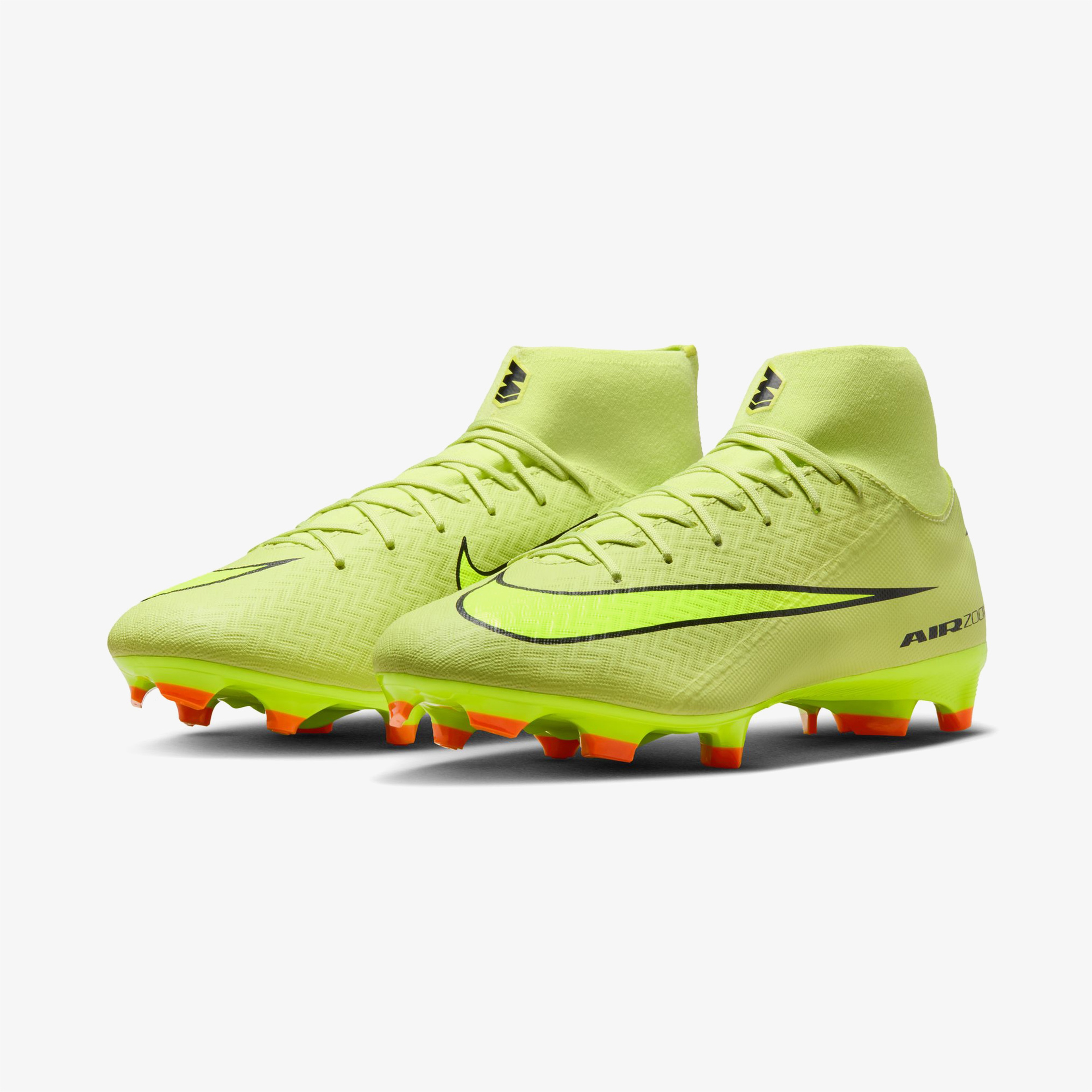 Nike Zoom Superfly 10 Acad Fg/Mg Erkek Yeşil Çim Saha Kramponu