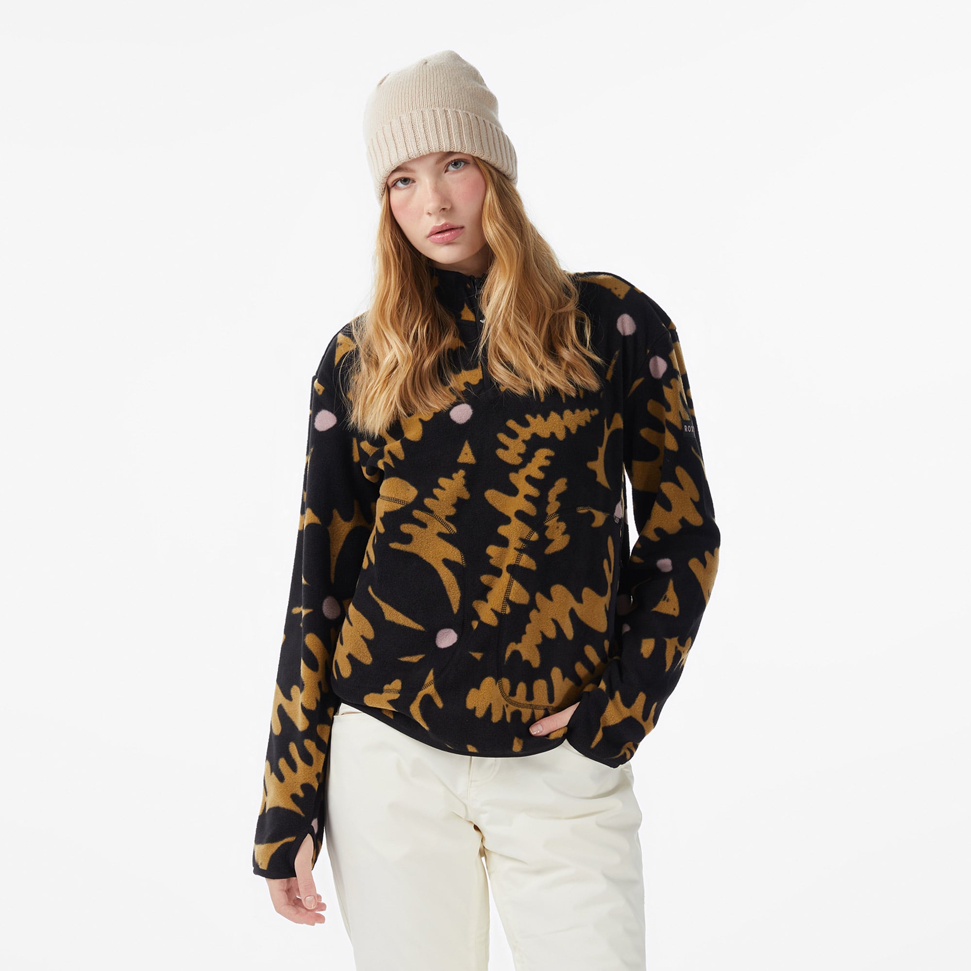 Roxy Moonrising Fleece Kadın Yeşil Polar