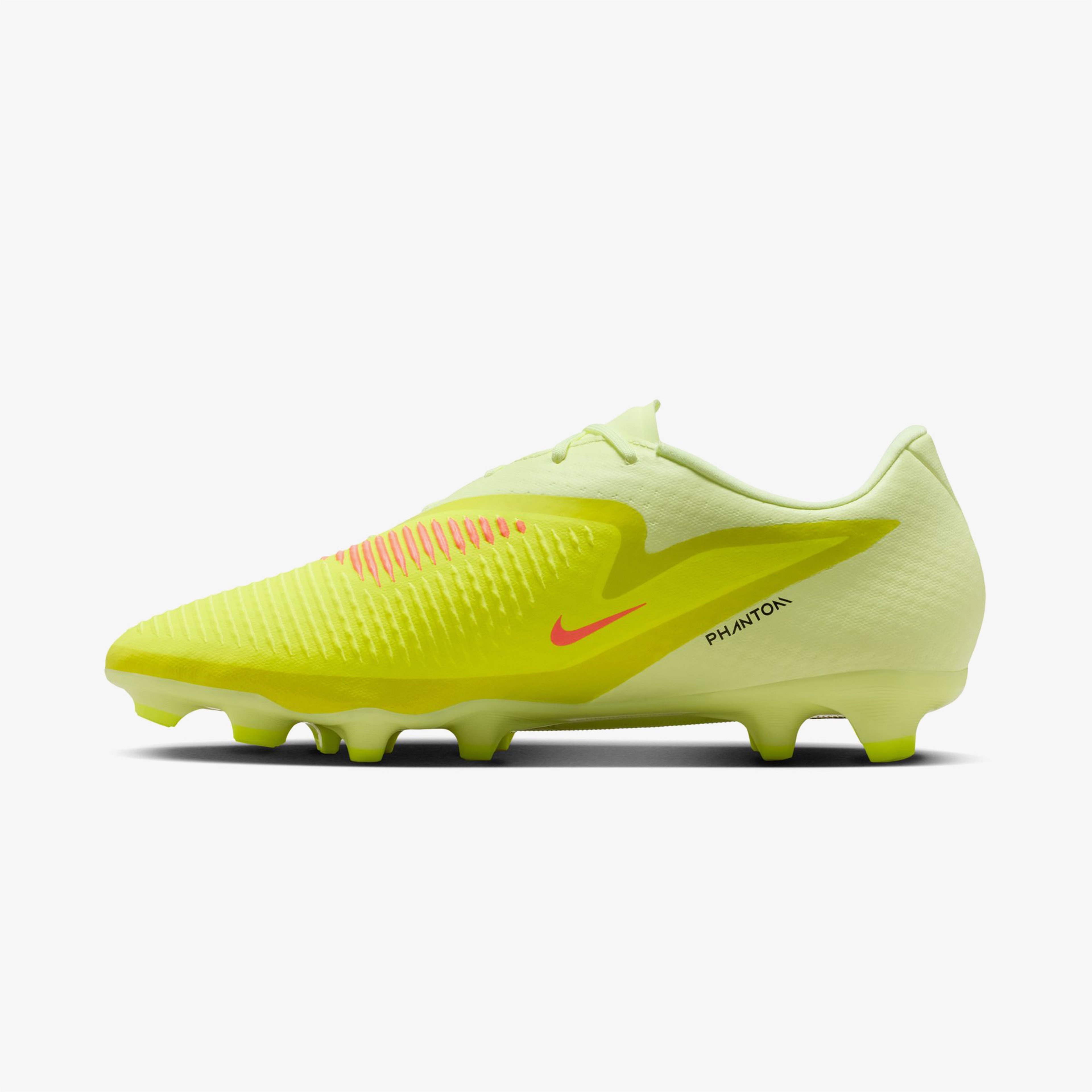 Nike Phantom 6 Low Acad Fg/Mg Erkek Turuncu Çim Saha Kramponu