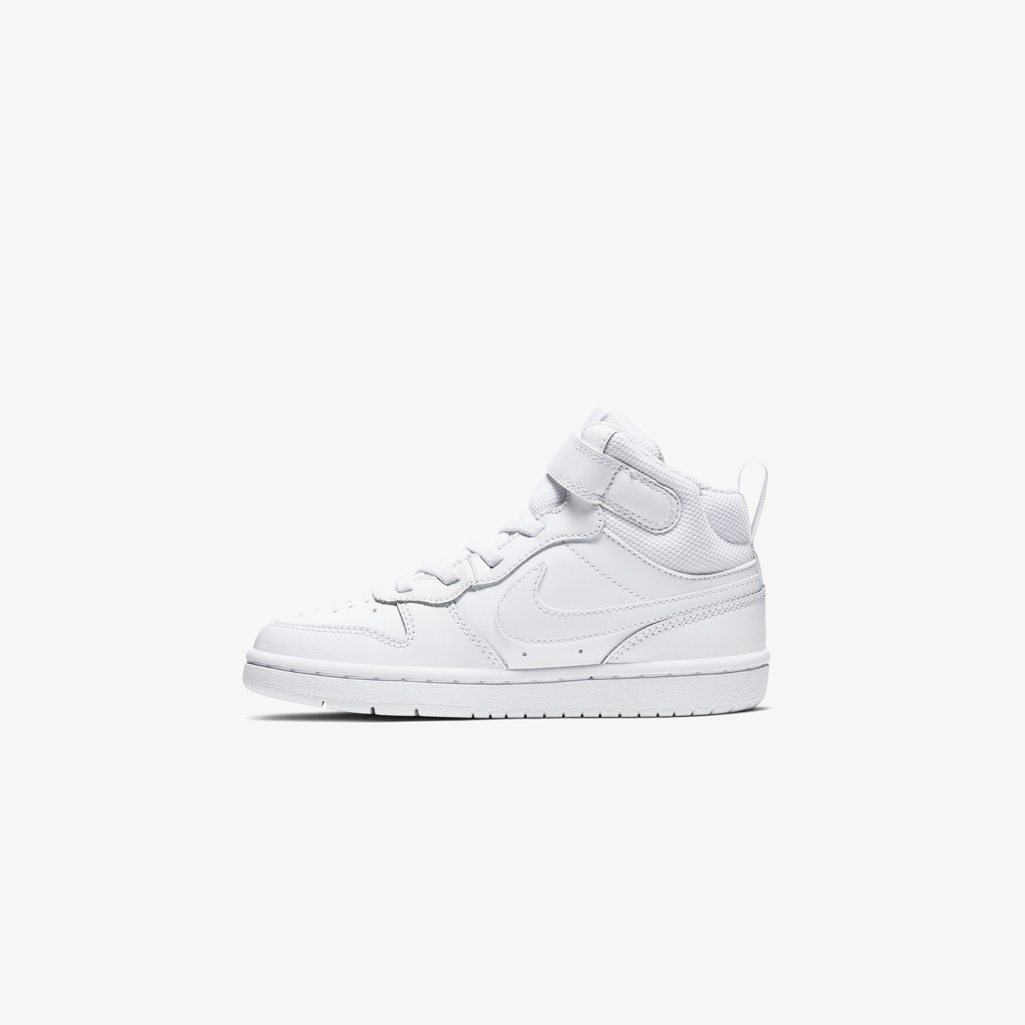 Nike Court Borough Mid 2 (Psv) Çocuk Beyaz Basketbol Ayakkabısı