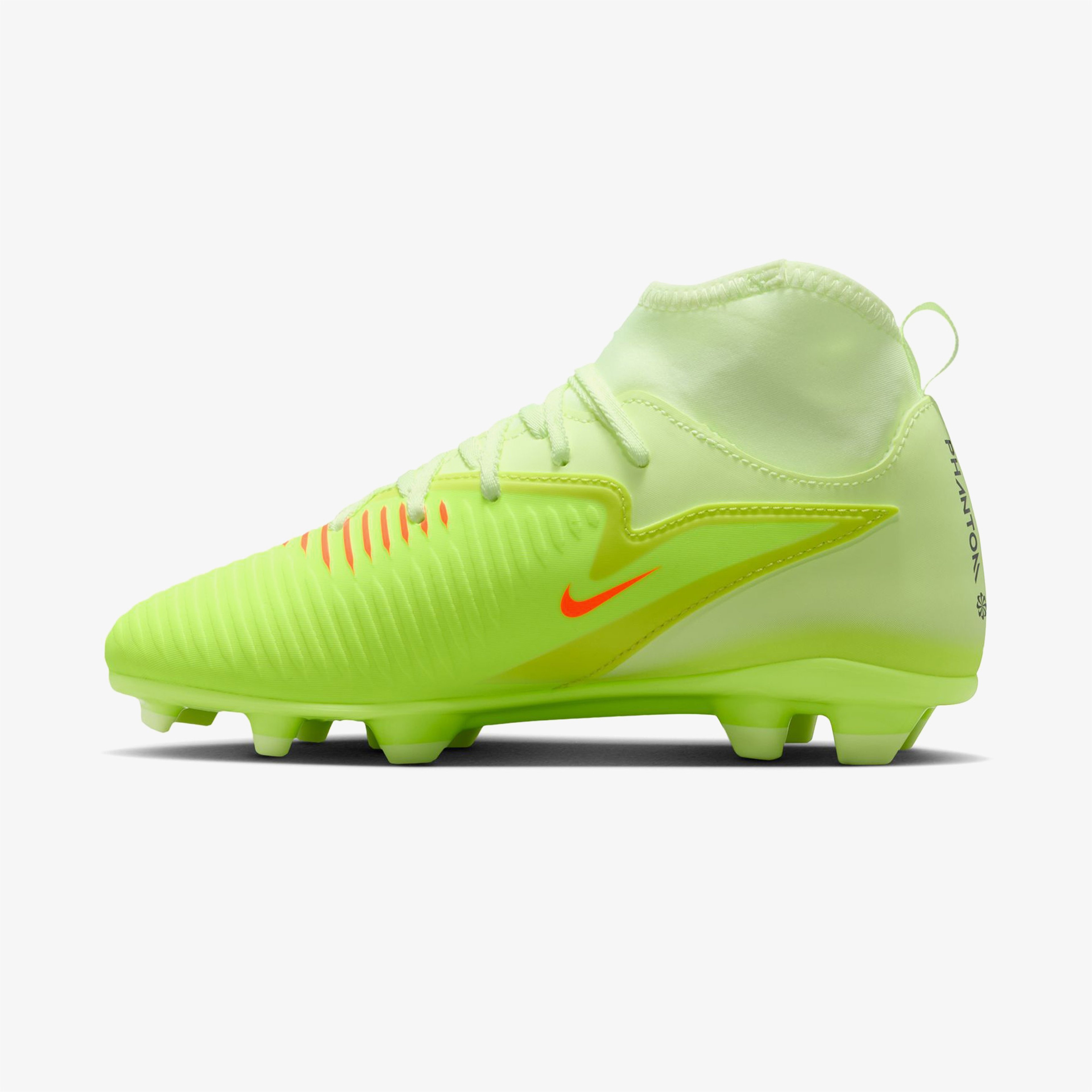 Nike Jr Phantom 6 High Club Fg/Mg Çocuk Turuncu Çim Saha Kramponu