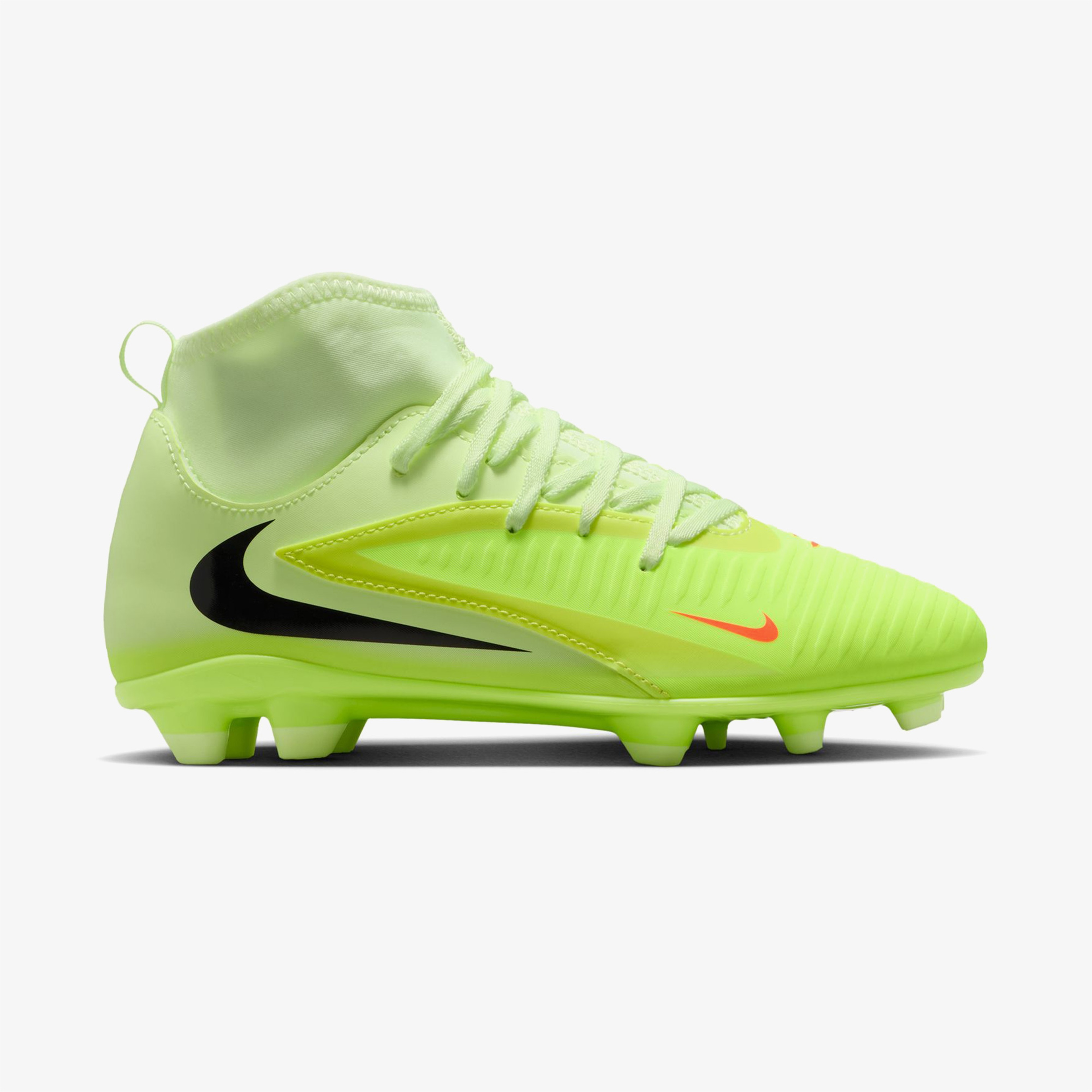 Nike Jr Phantom 6 High Club Fg/Mg Çocuk Turuncu Çim Saha Kramponu