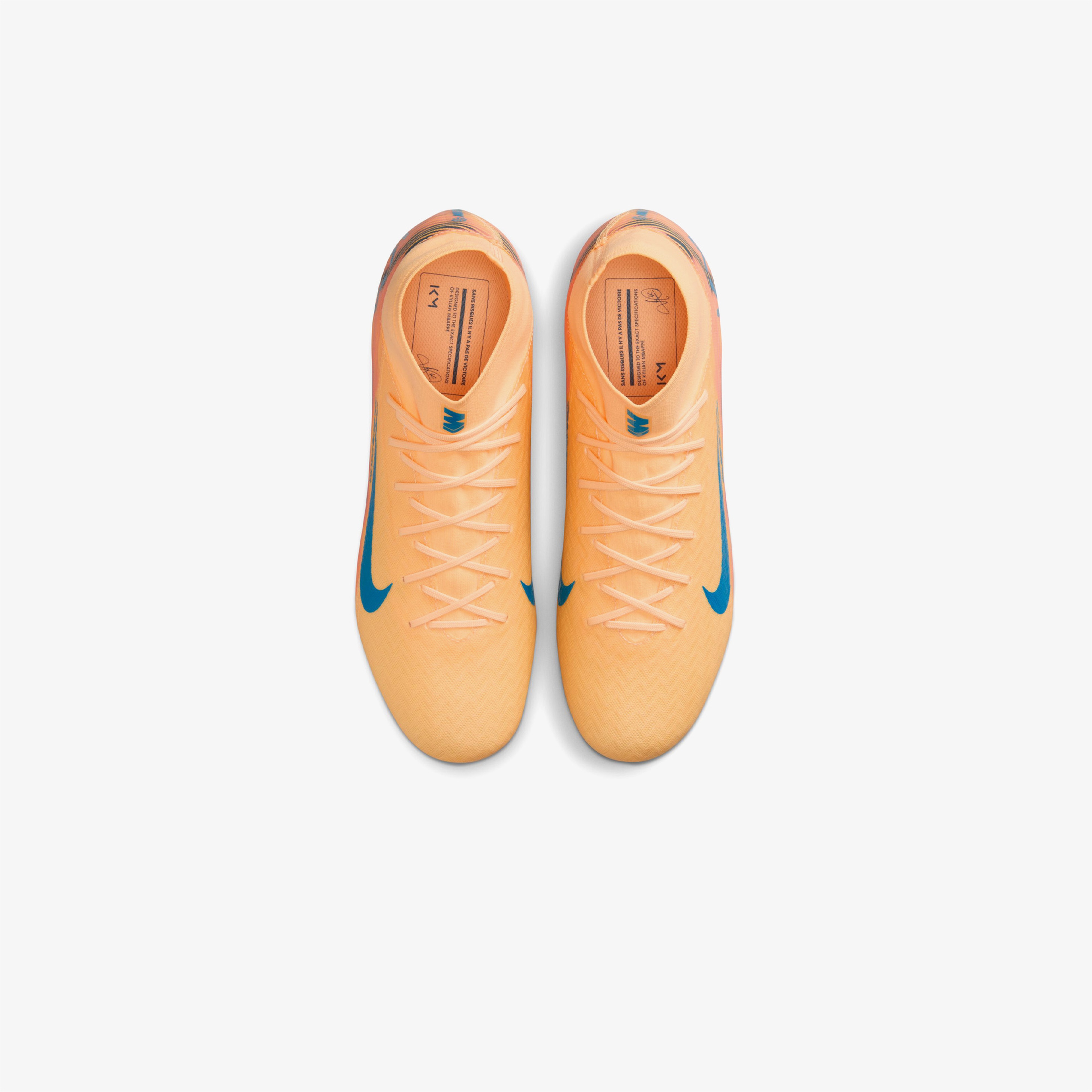 Nike Zoom Superfly 10 Acad Km Fg/Mg Erkek Turuncu Çim Saha Kramponu