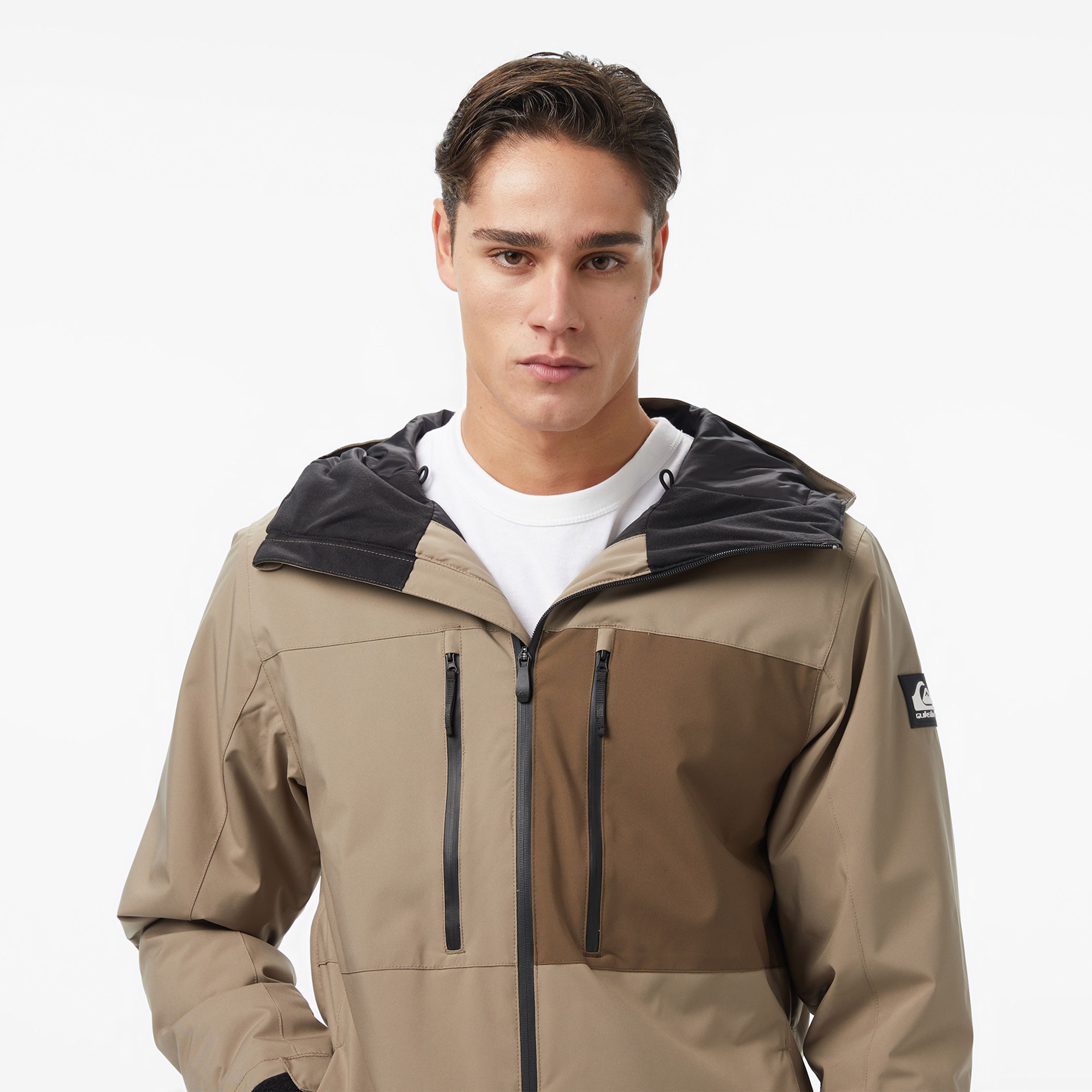 Quiksilver Sycamore Solid 20K Erkek Gri Kayak Montu