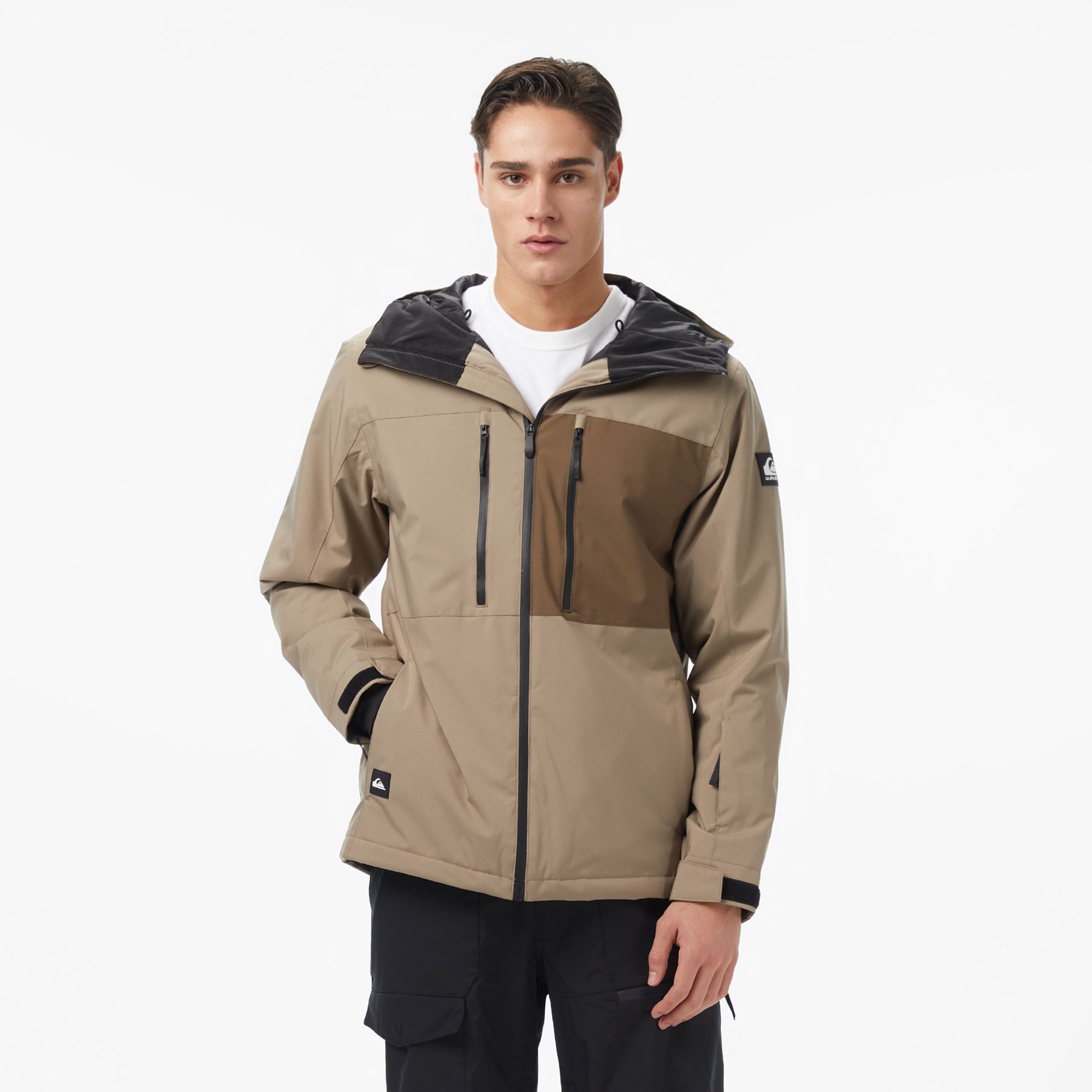 Quiksilver Sycamore Solid 20K Erkek Gri Kayak Montu