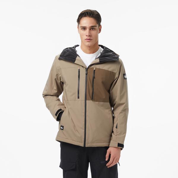 Quiksilver Sycamore Solid 20K Erkek Gri Kayak Montu