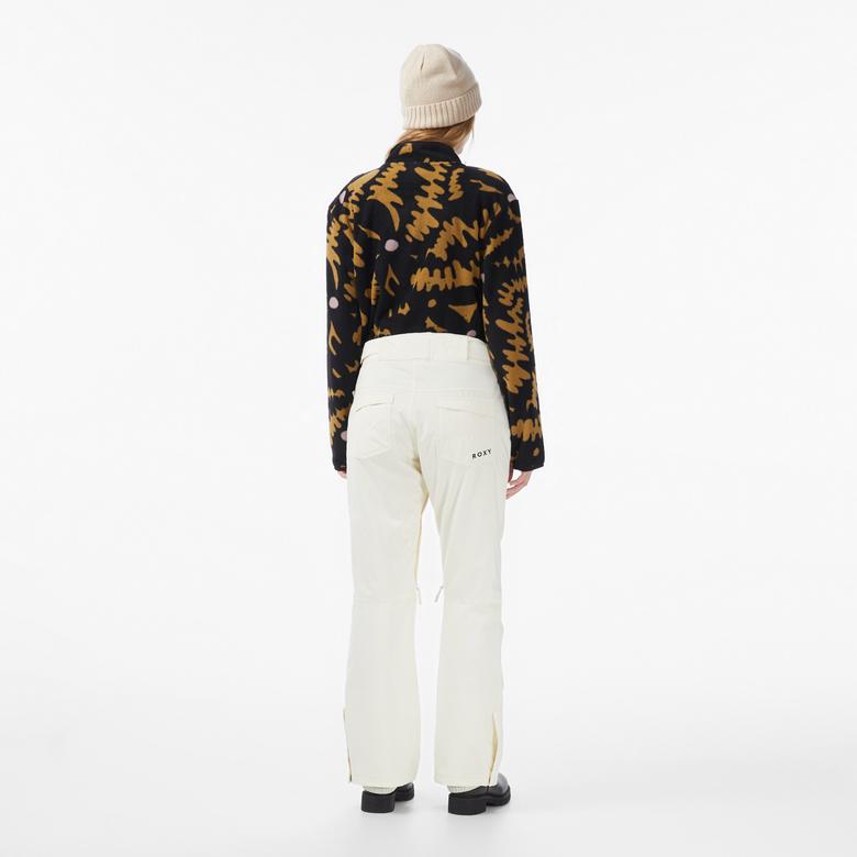 Roxy Backyard Pt Kadın Beyaz Kayak Pantolonu