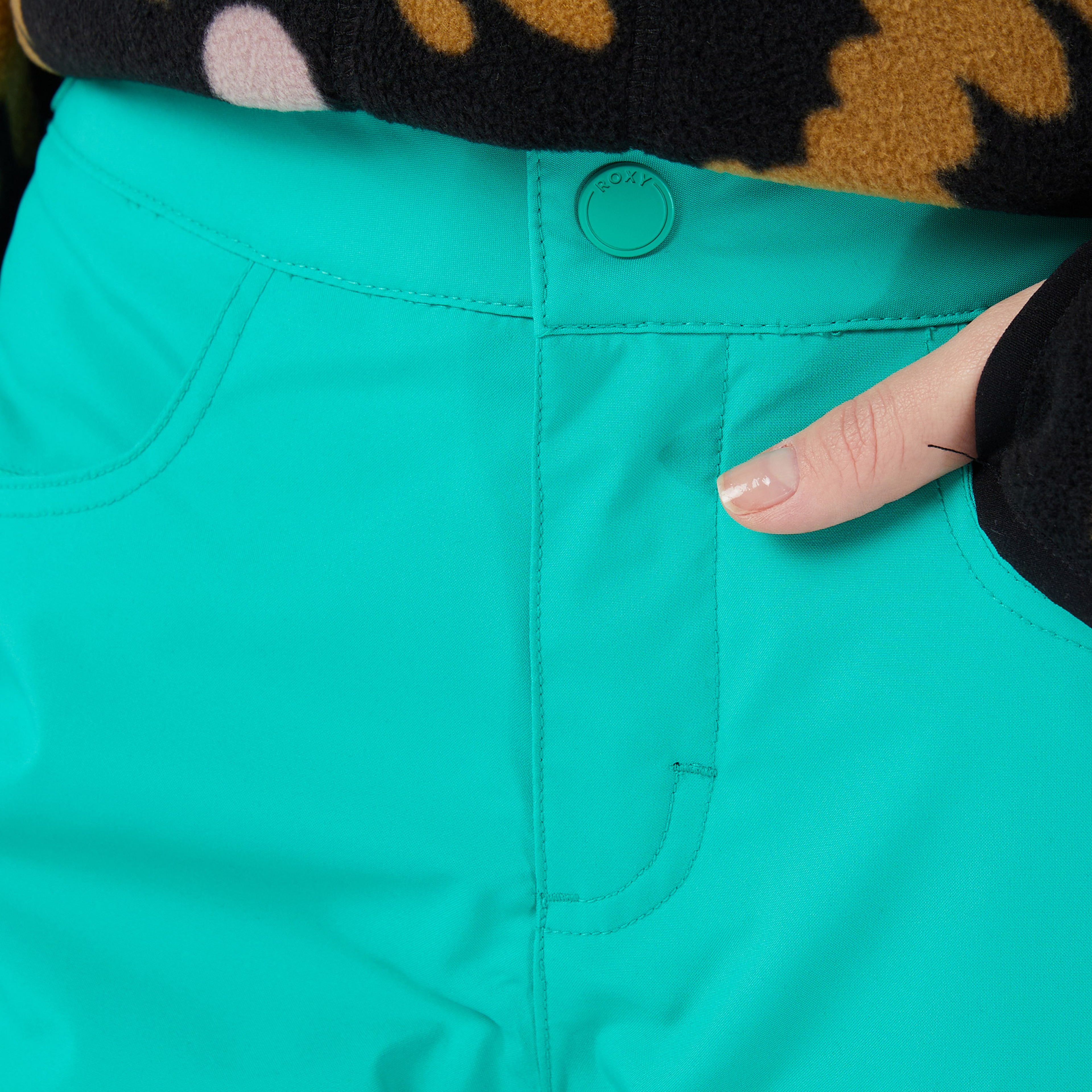 Roxy Backyard Pt Kadın Yeşil Kayak Pantolonu