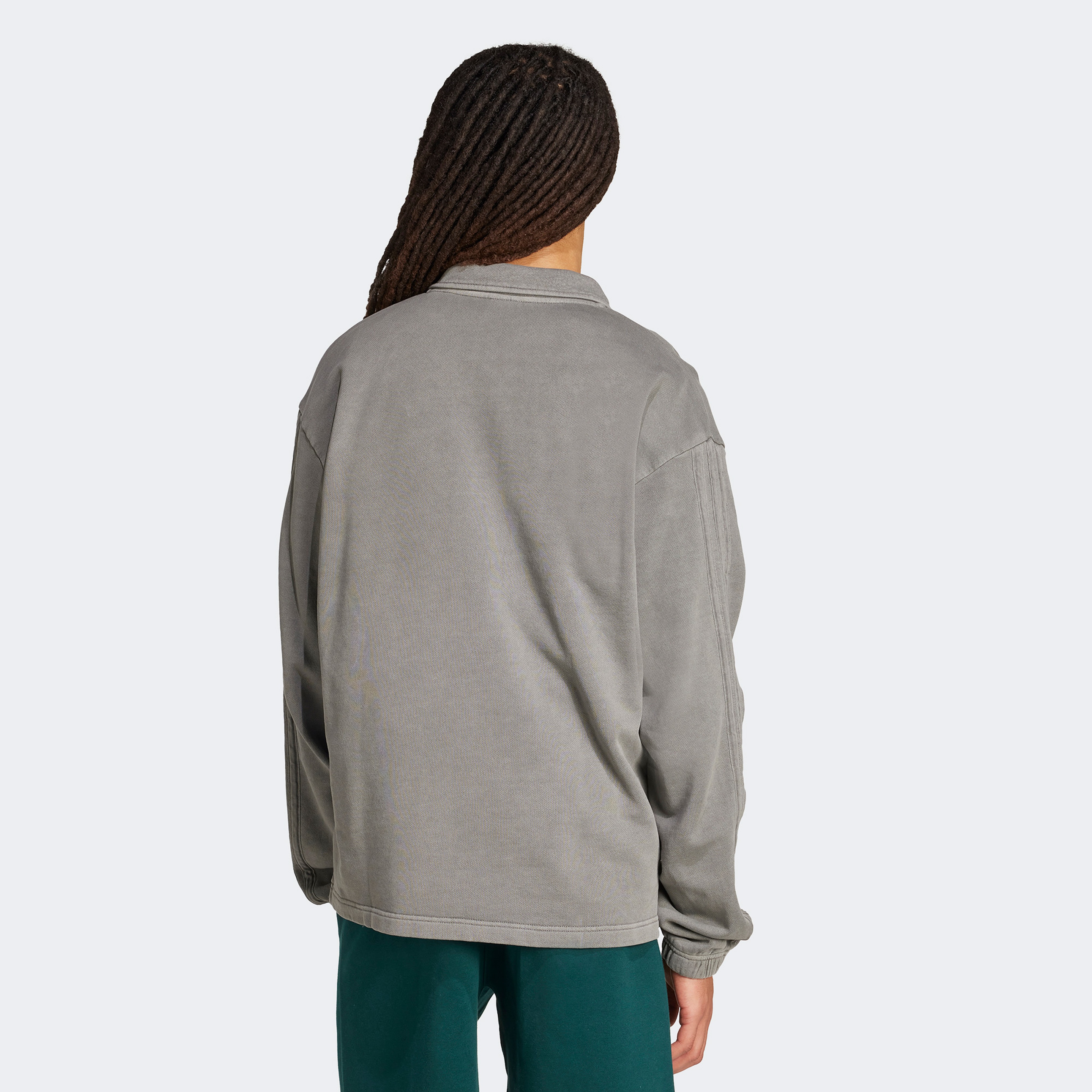 adidas All Szn French Terry Washed Erkek Siyah Sweatshirt