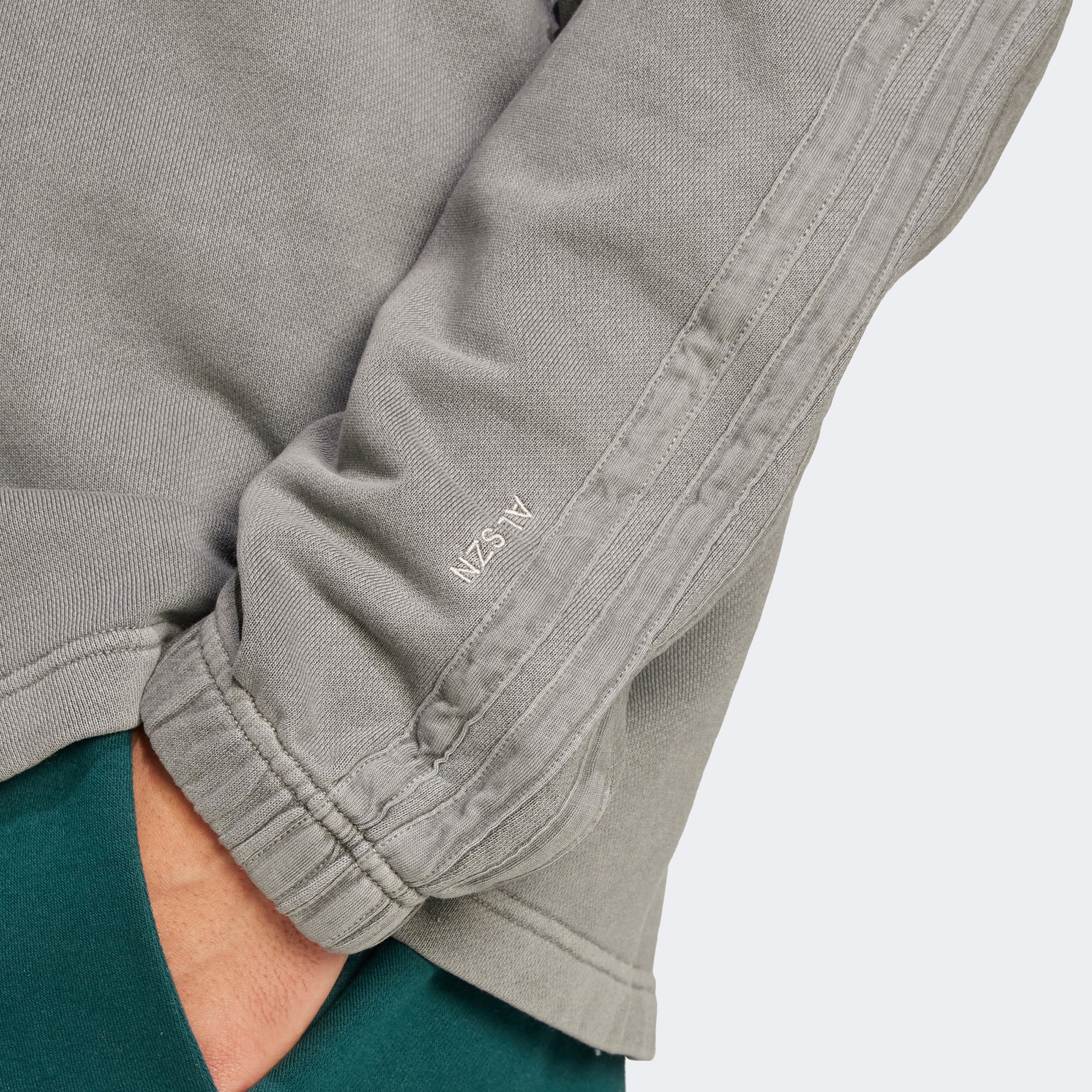 adidas All Szn French Terry Washed Erkek Siyah Sweatshirt