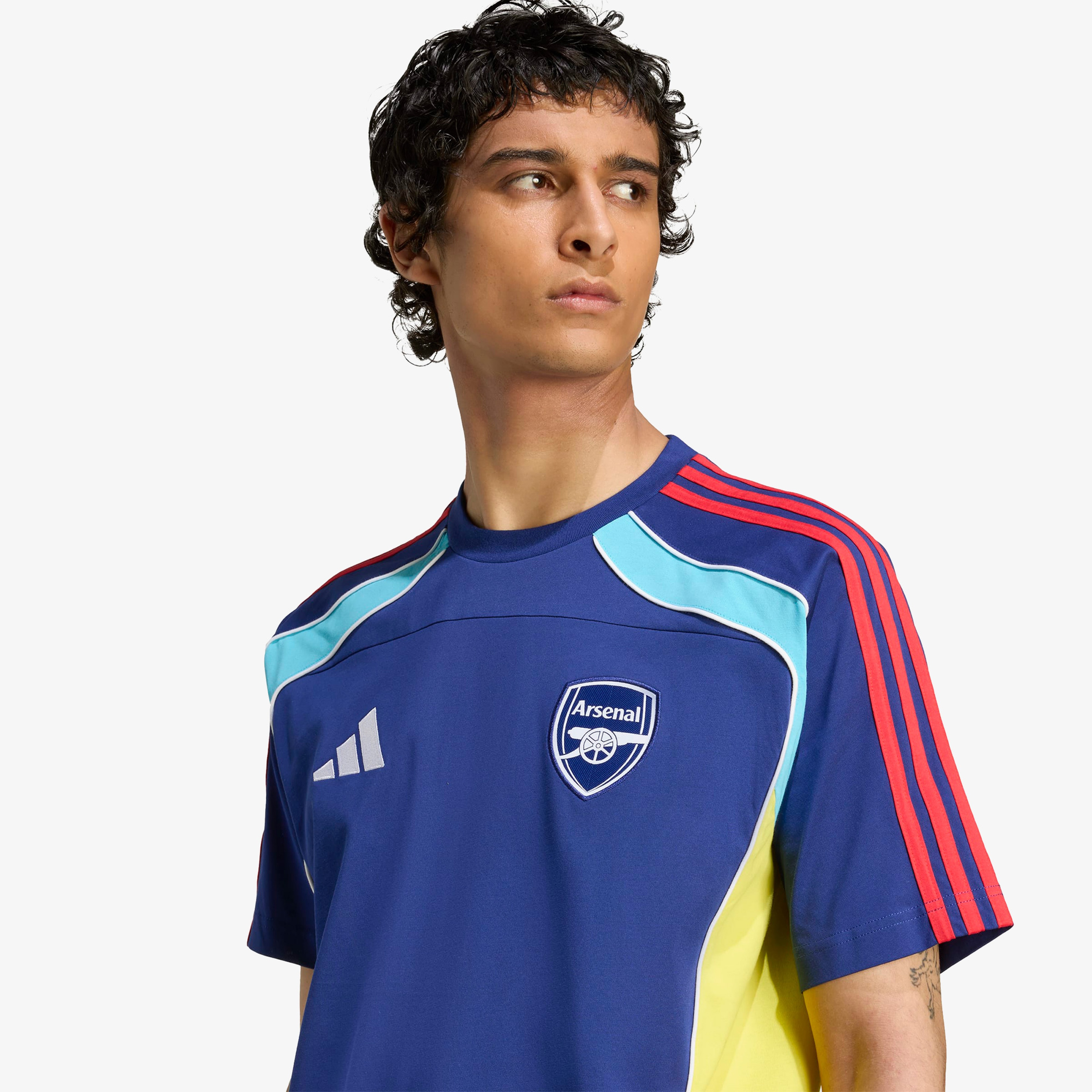 adidas Arsenal Festival Pack Erkek Mavi Futbol T-Shirt