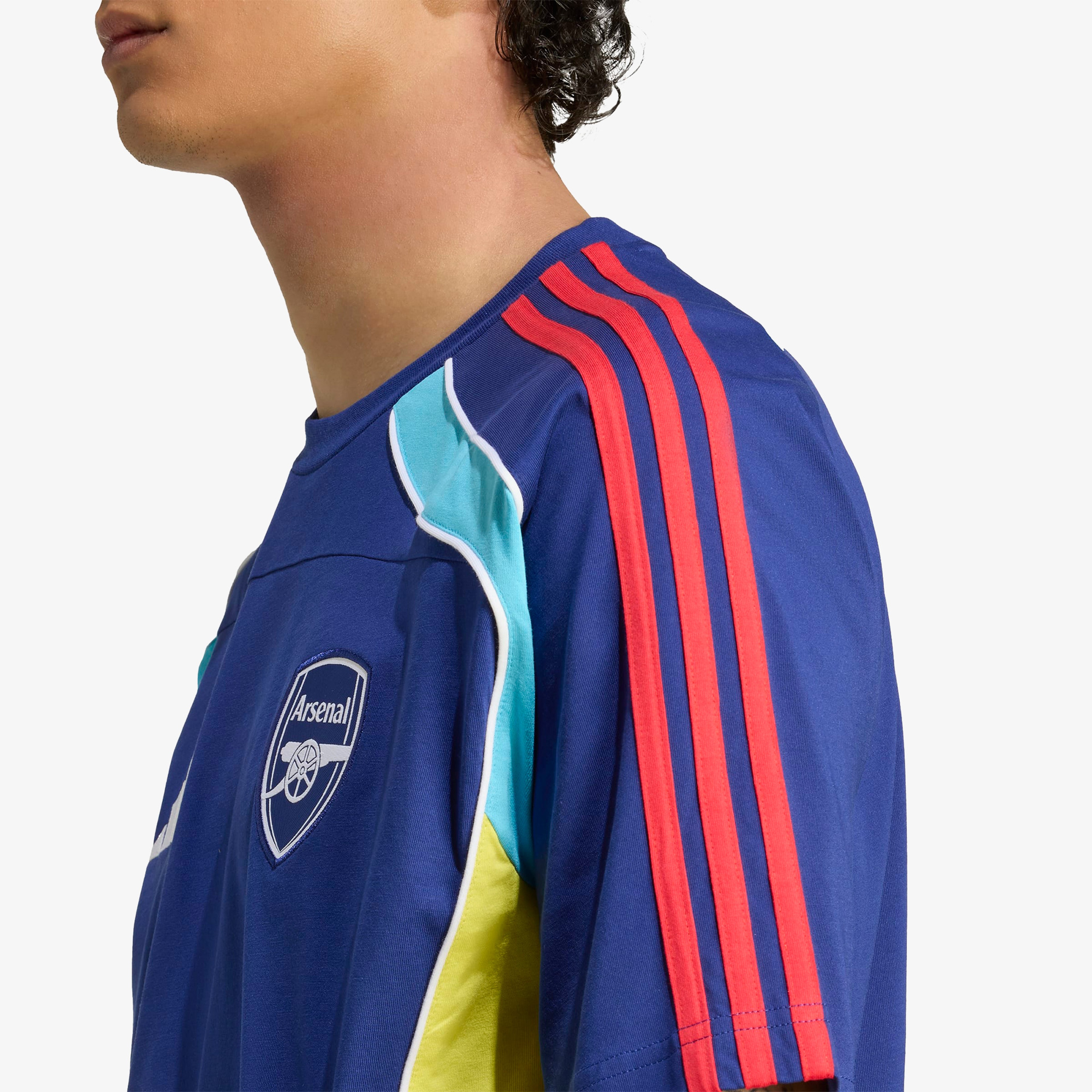 adidas Arsenal Festival Pack Erkek Mavi Futbol T-Shirt