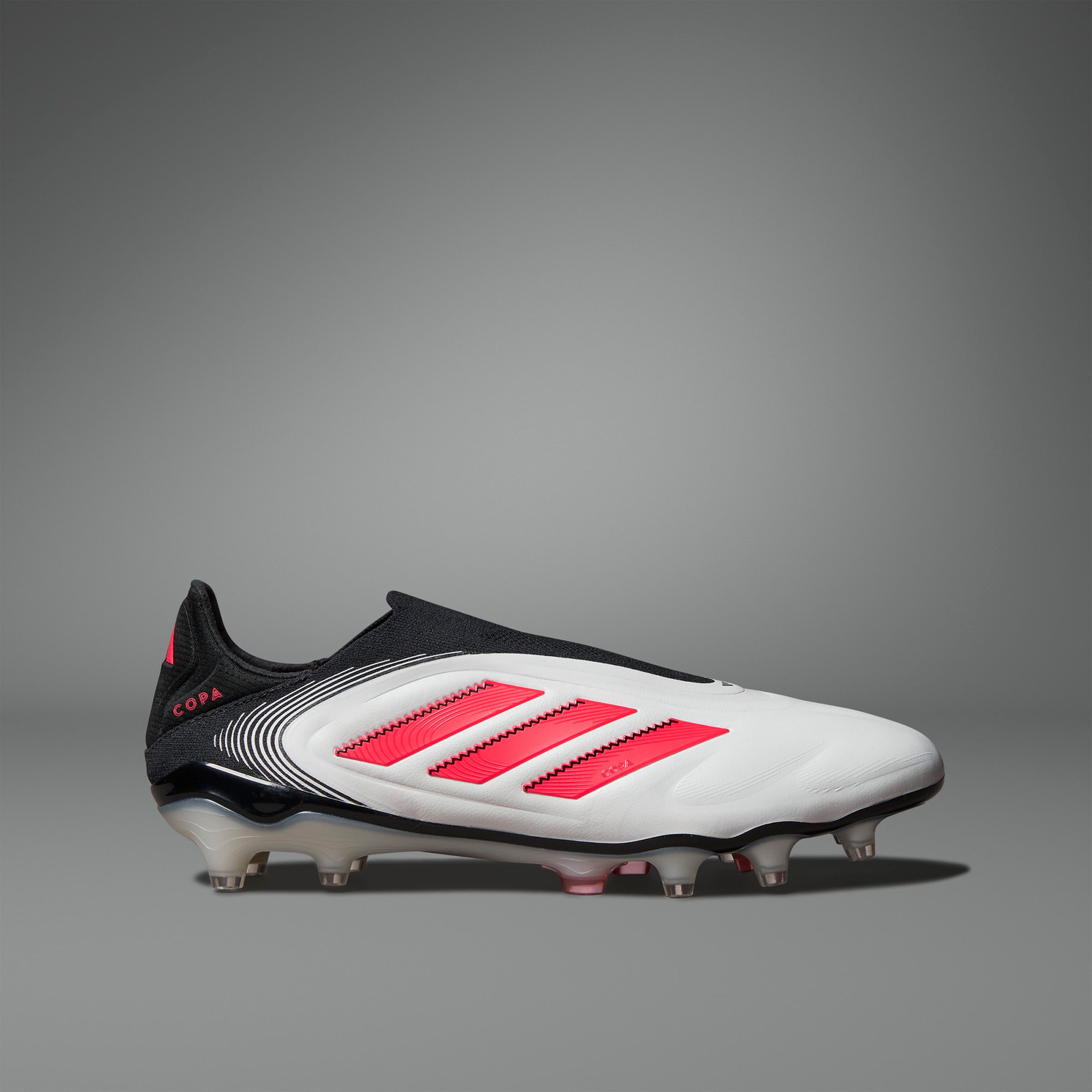 adidas Copa Pure 3 Elite Bağcıksız Erkek Beyaz Çim Saha Kramponu