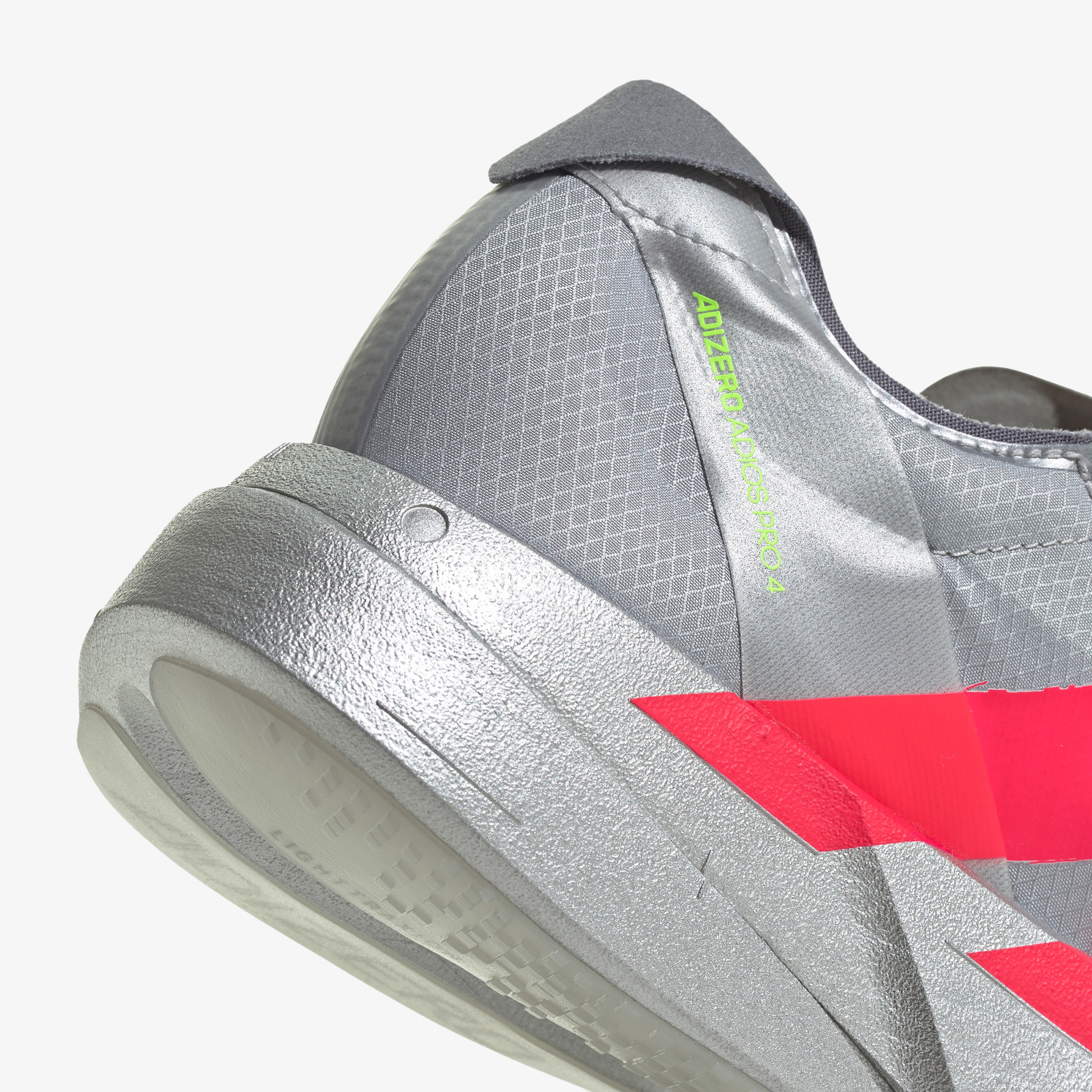 adidas Adizero Adios Pro 4 Erkek Gri Koşu Ayakkabısı