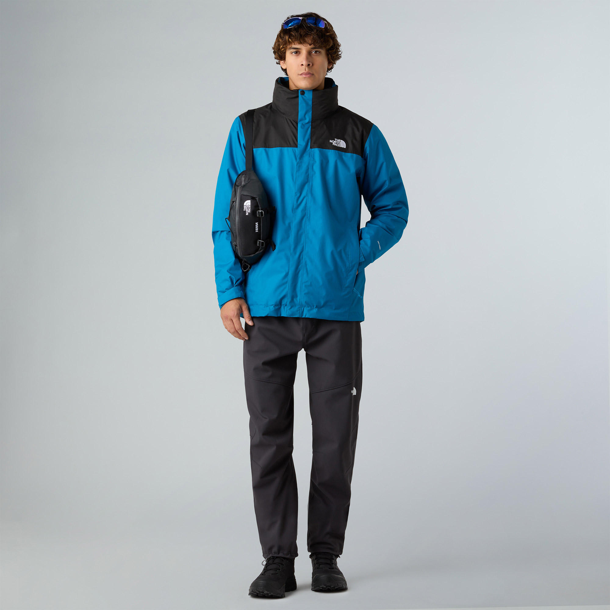 The North Face Evolve II Triclimate Erkek Mavi Outdoor Mont