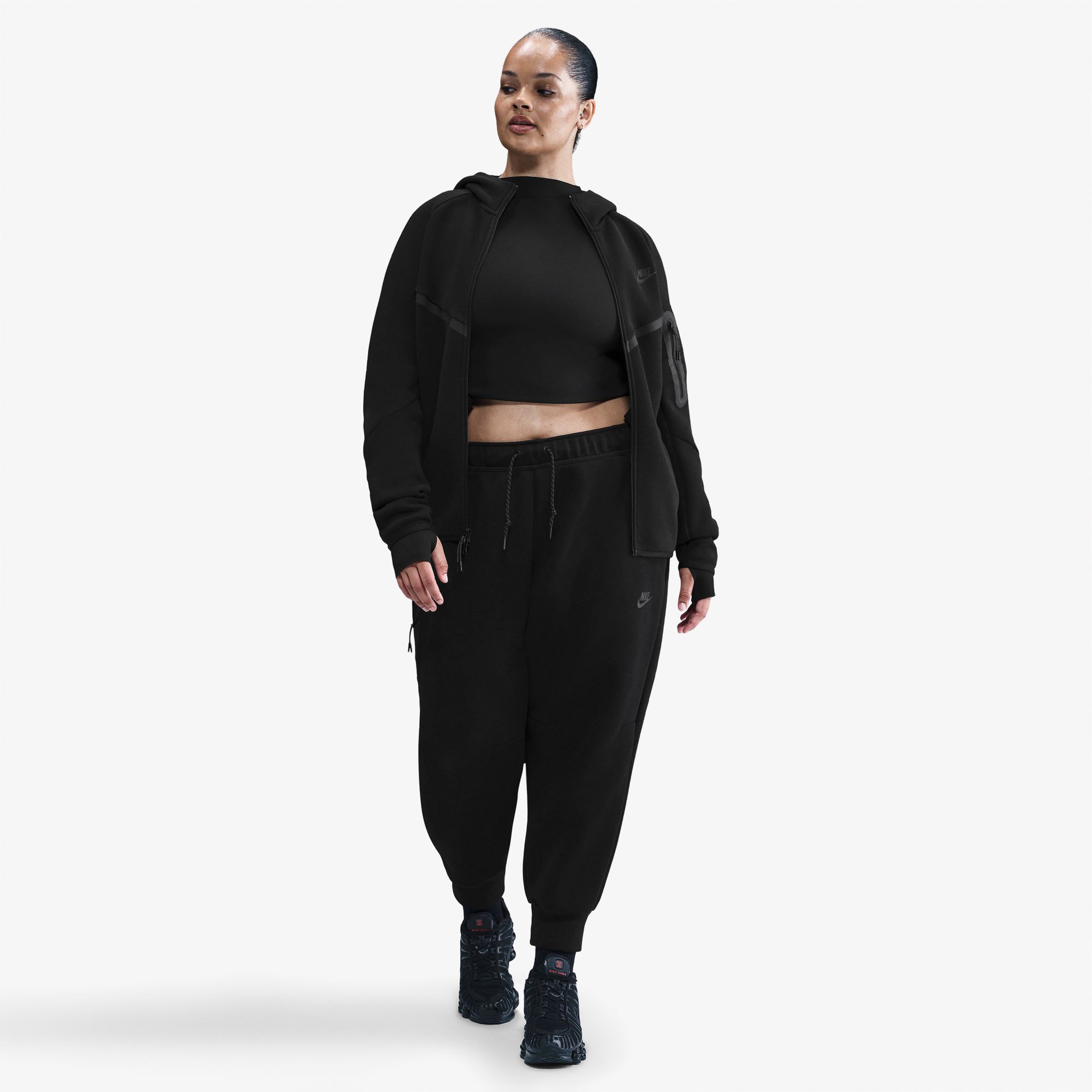 Nike Sportswear Tech Fleece Kadın Siyah Eşofman Altı