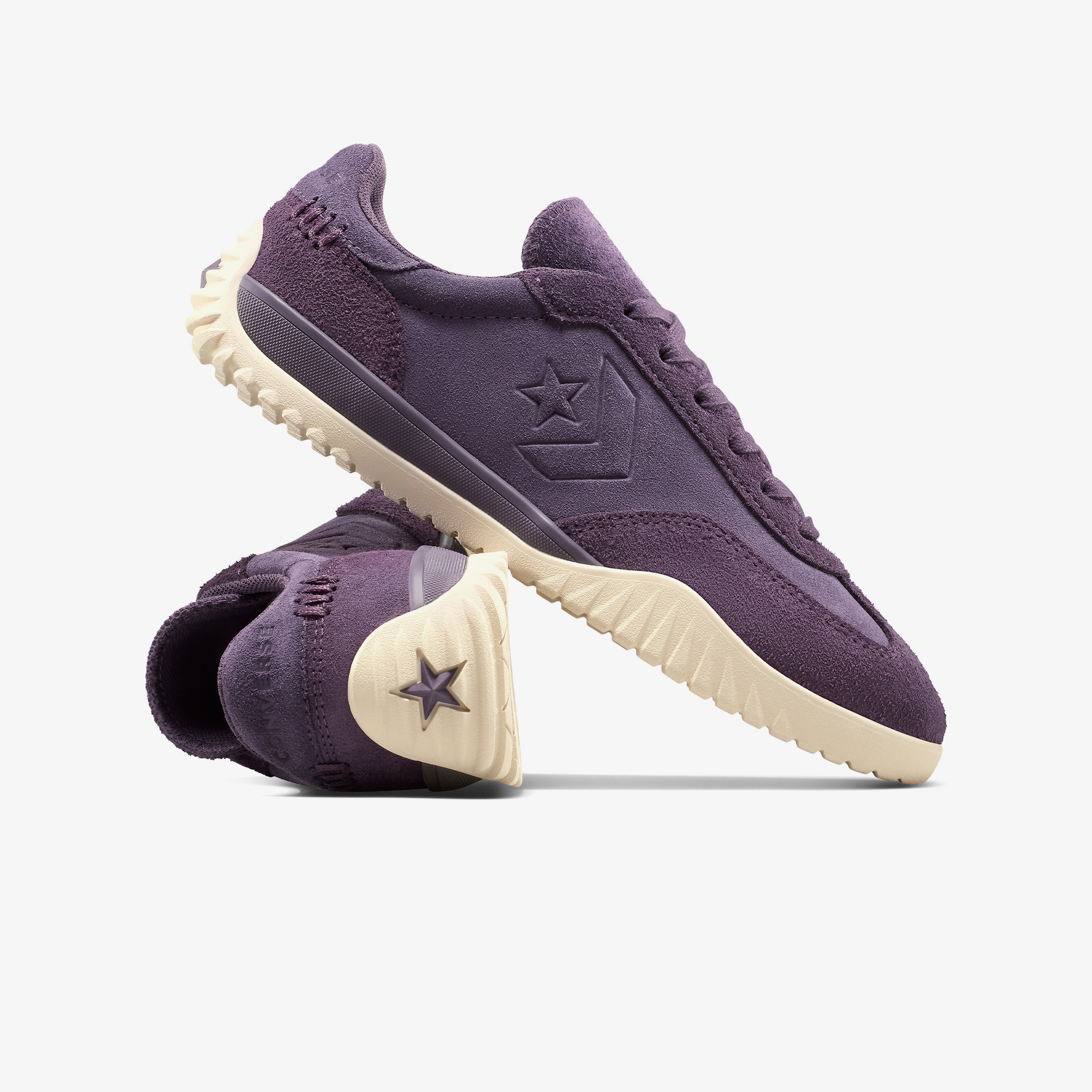 Converse Run Star Trainer Colorful Suede Unisex Mor Sneaker