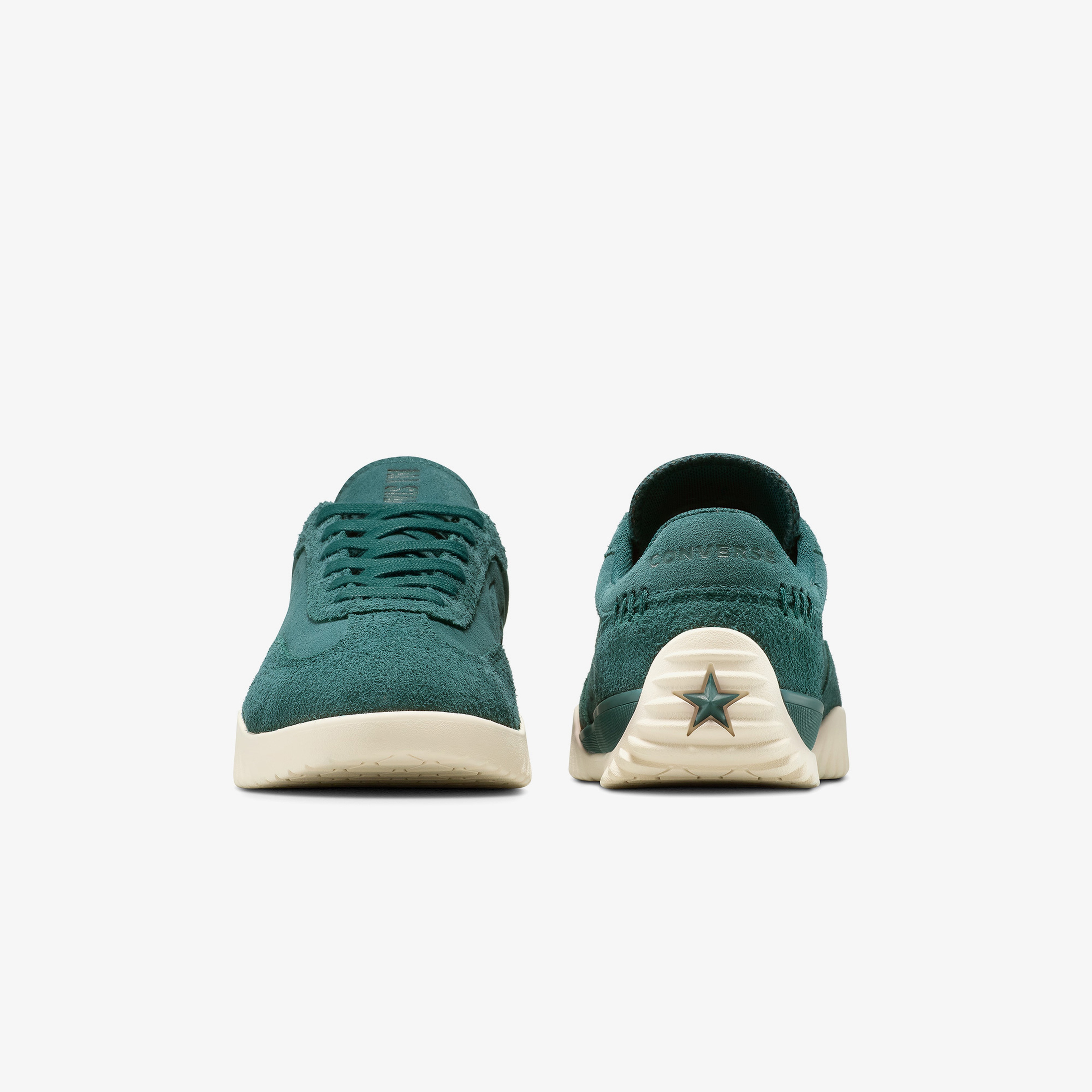 Converse Run Star Trainer Crafted Color Suede Unisex Yeşil Sneaker