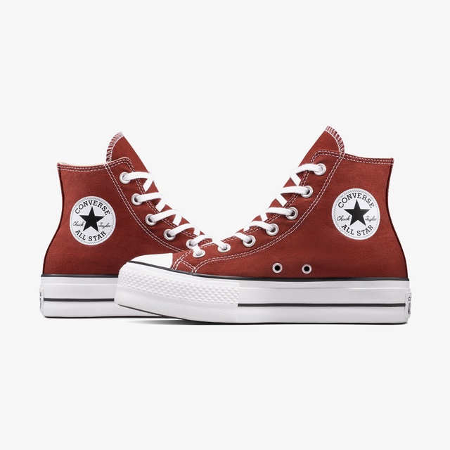 Converse Converse Chuck Taylor All Star Lift Kadın Bordo Sneaker Occasion'da! Bordo - 8. görsel