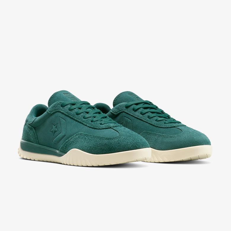 Converse Run Star Trainer Crafted Color Suede Unisex Yeşil Sneaker