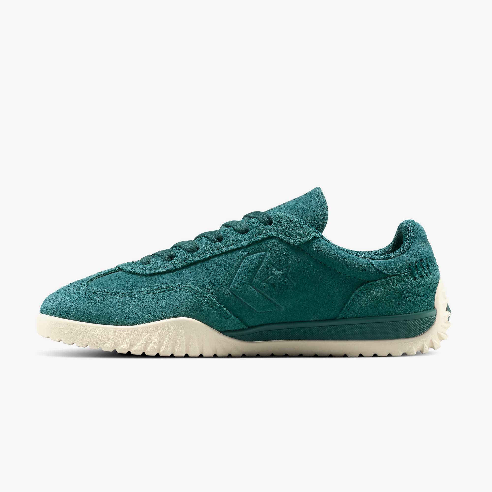 Converse Run Star Trainer Crafted Color Suede Unisex Yeşil Sneaker