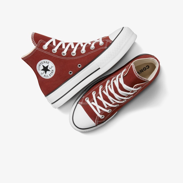 Converse Converse Chuck Taylor All Star Lift Kadın Bordo Sneaker Occasion'da! Bordo - 6. görsel
