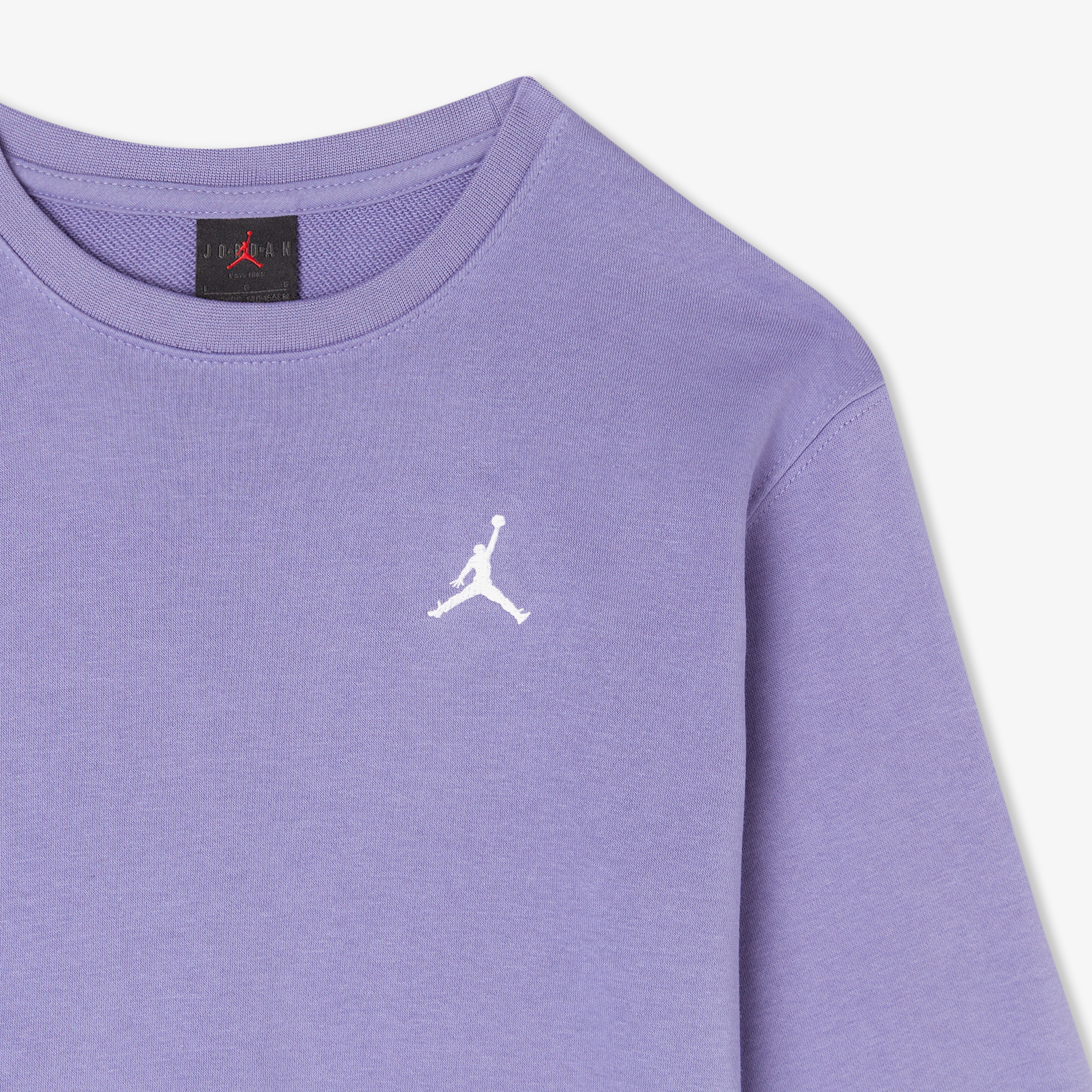Jordan Jdn Mj Brooklyn Ft Crew Çocuk Mor Sweatshirt