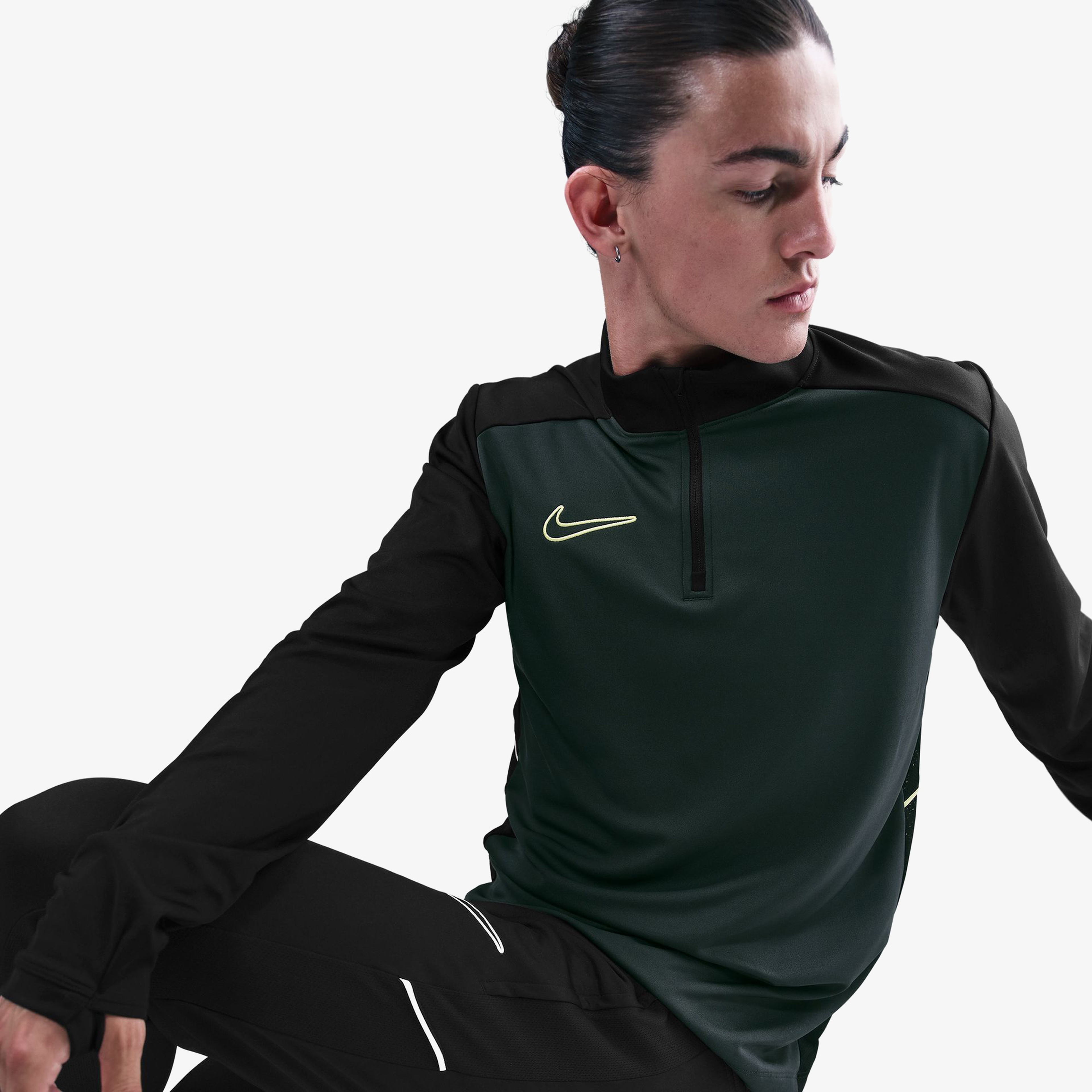 Nike Academy Erkek Yeşil Futbol T-Shirt