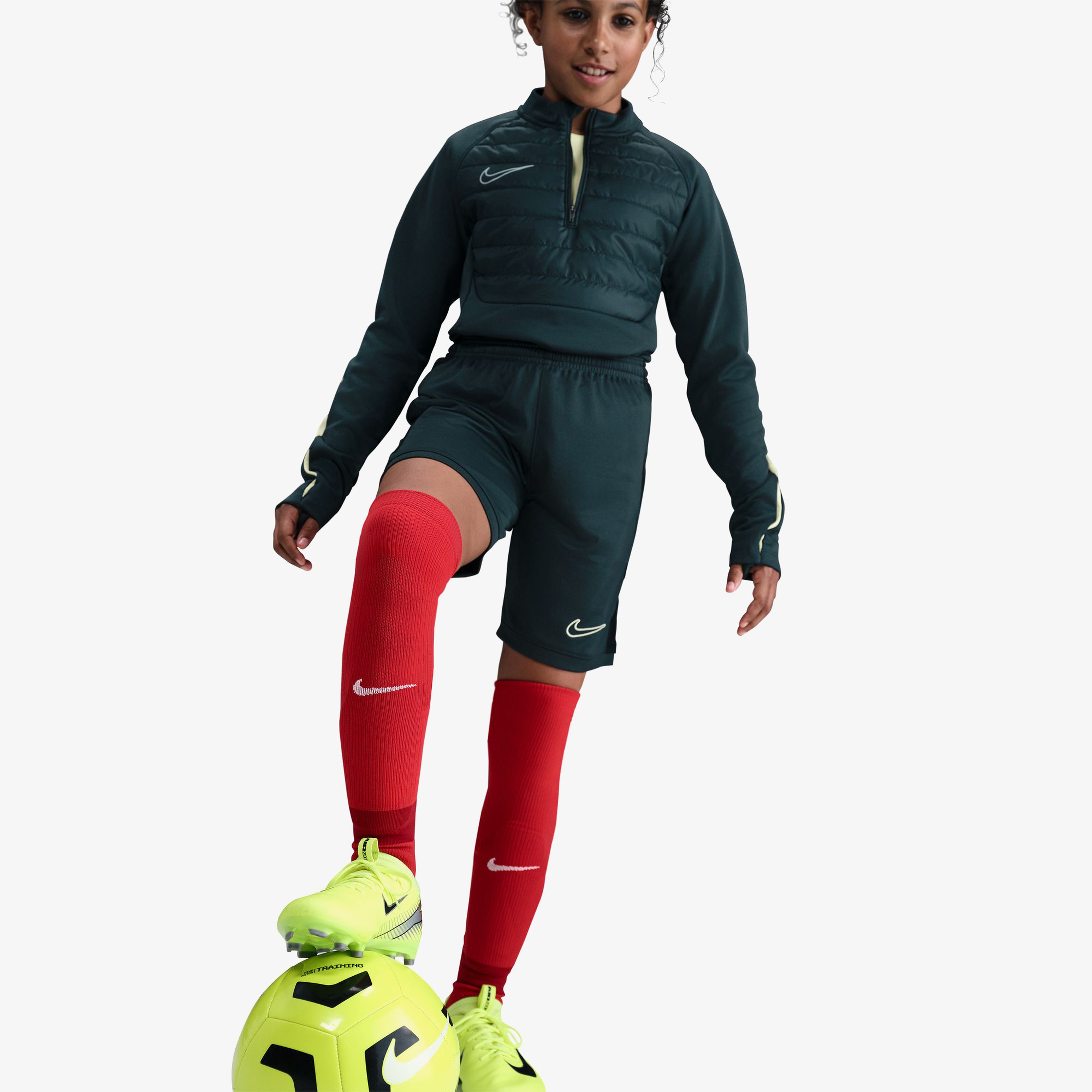 Nike Academy Çocuk Yeşil Futbol Şort