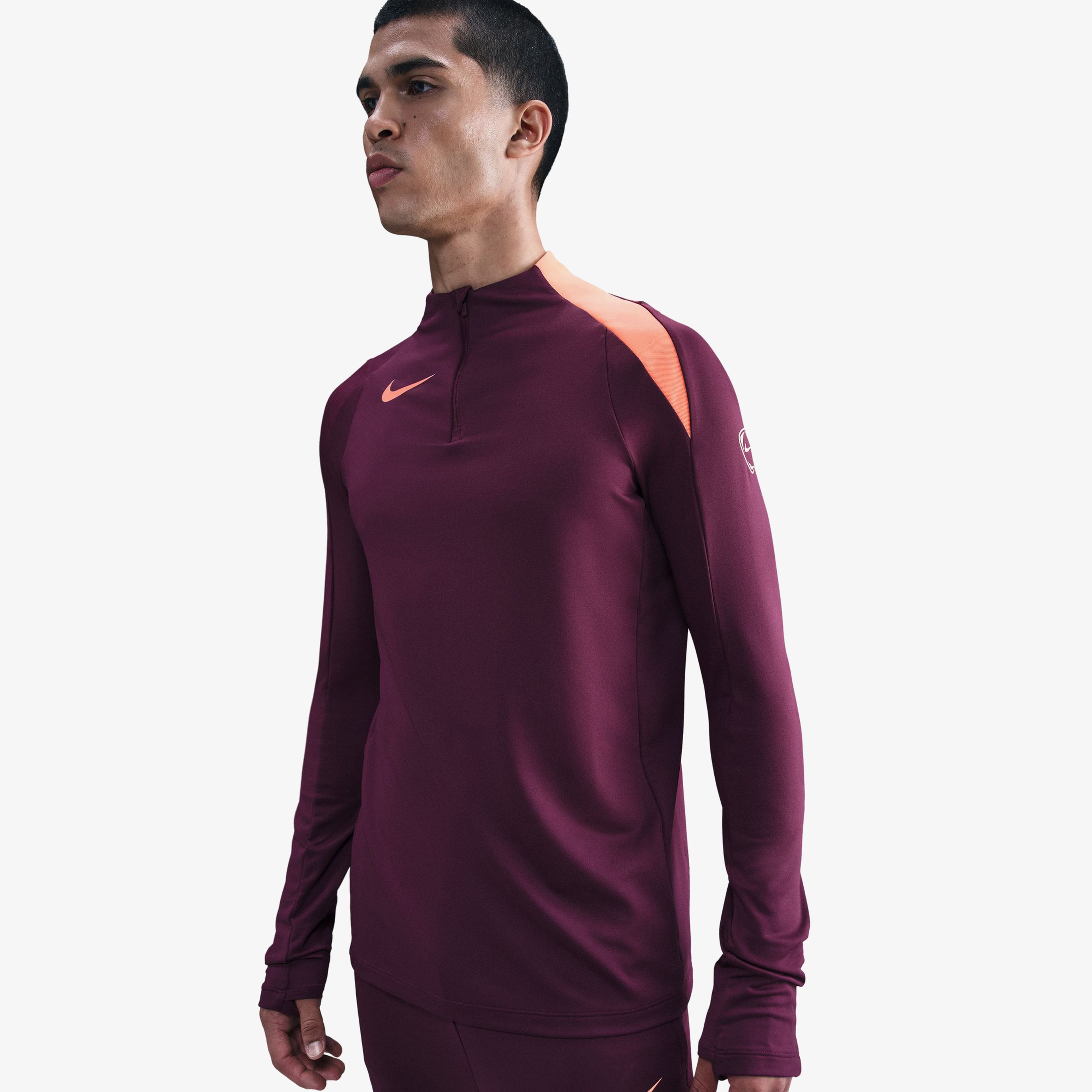 Nike Strike Erkek Bordo T-Shirt
