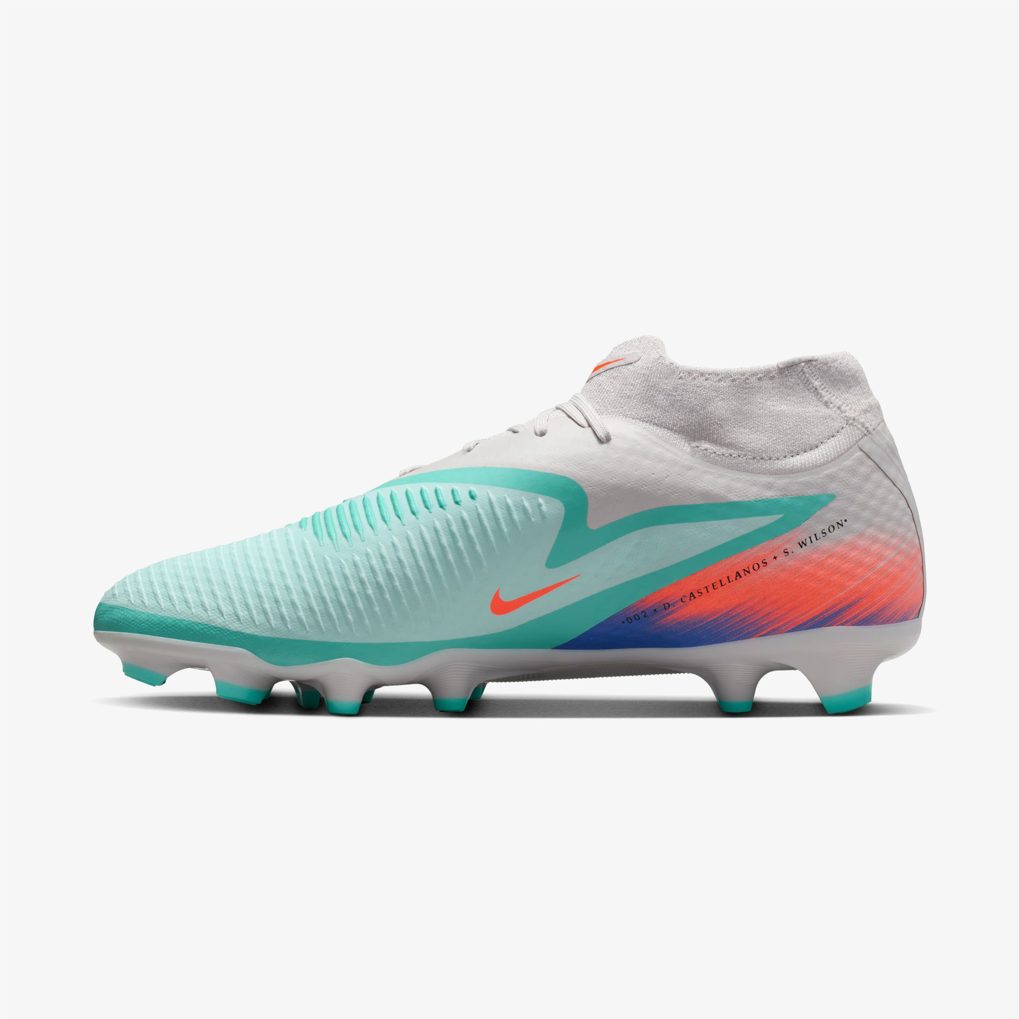 Nike United Phantom 6 High Academy Erkek Yeşil Çim Saha Kramponu