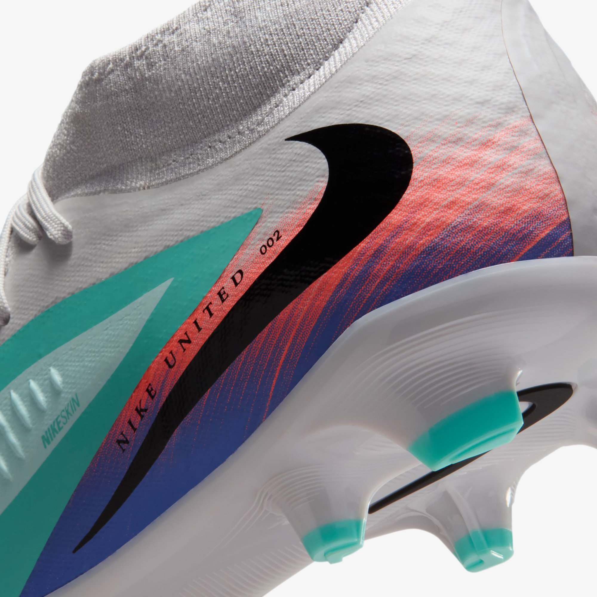 Nike United Phantom 6 High Academy Erkek Yeşil Çim Saha Kramponu