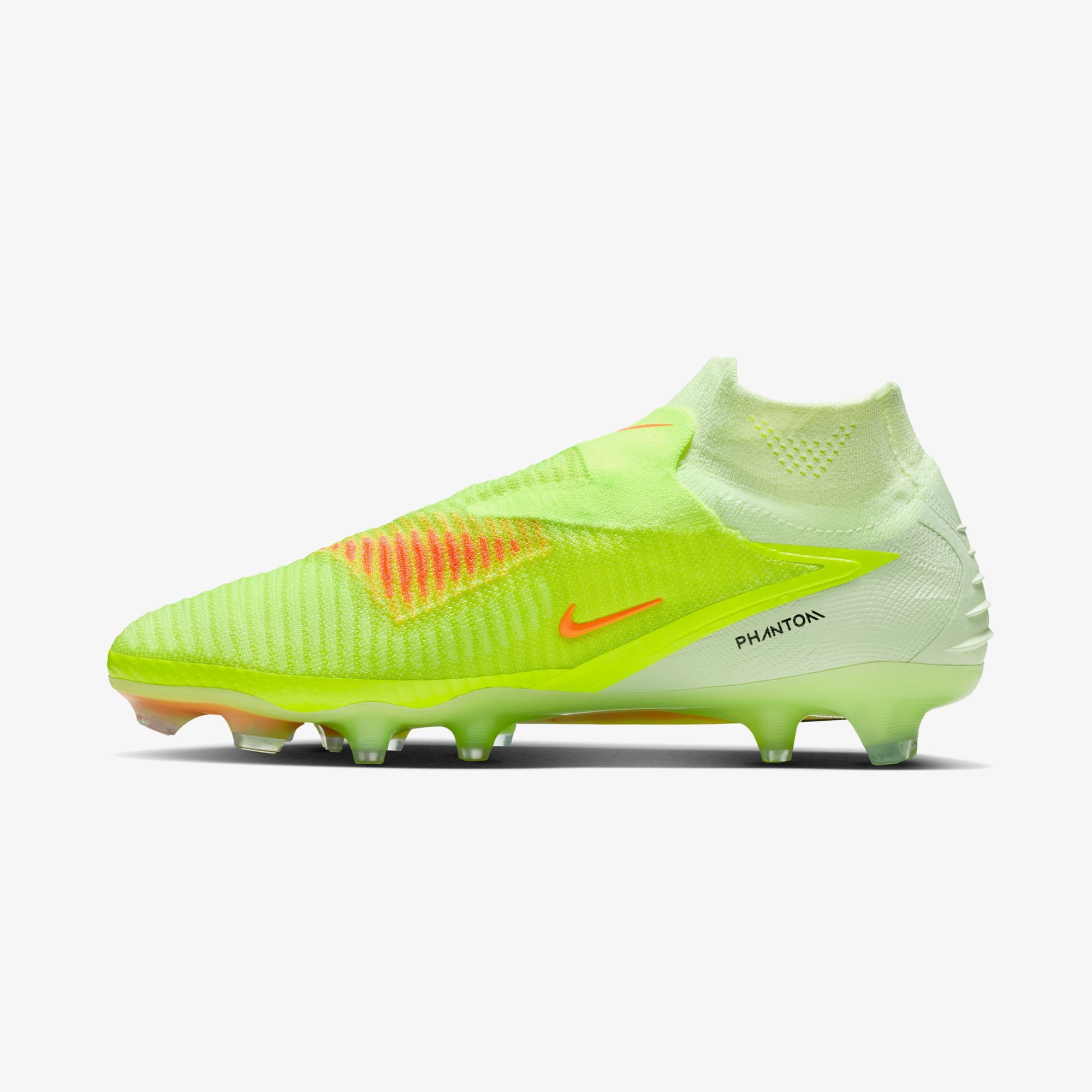 Nike Phantom 6 High Elite Erkek Turuncu Çim Saha Kramponu