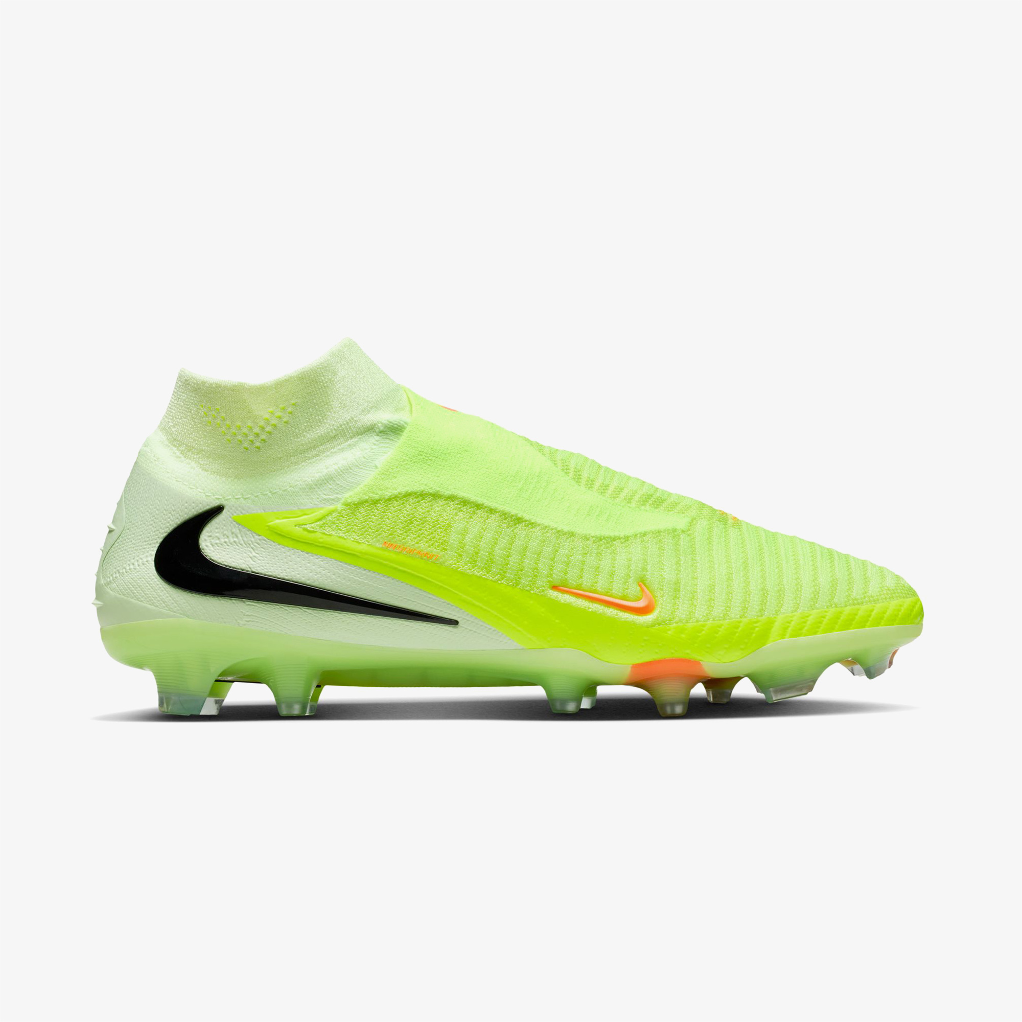 Nike Phantom 6 High Elite Erkek Turuncu Çim Saha Kramponu