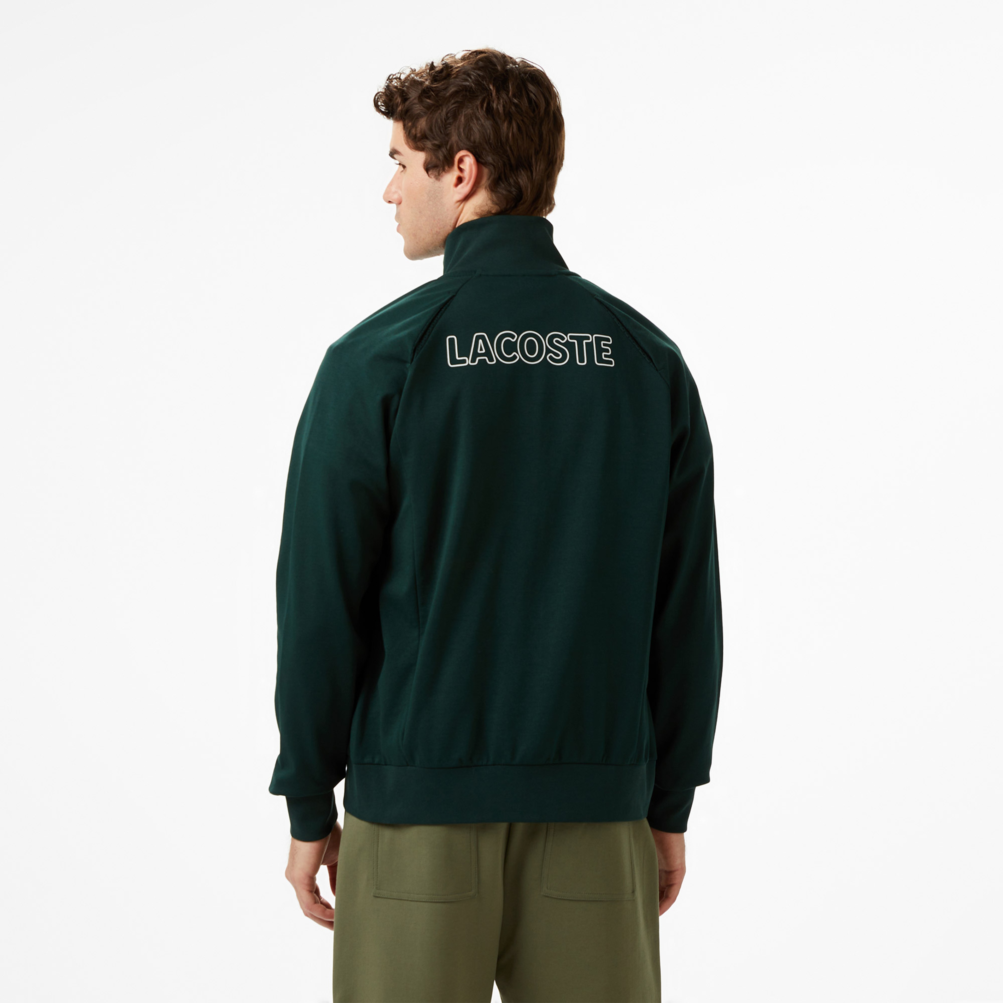 Lacoste Classic Erkek Yeşil Tenis Sweatshirt