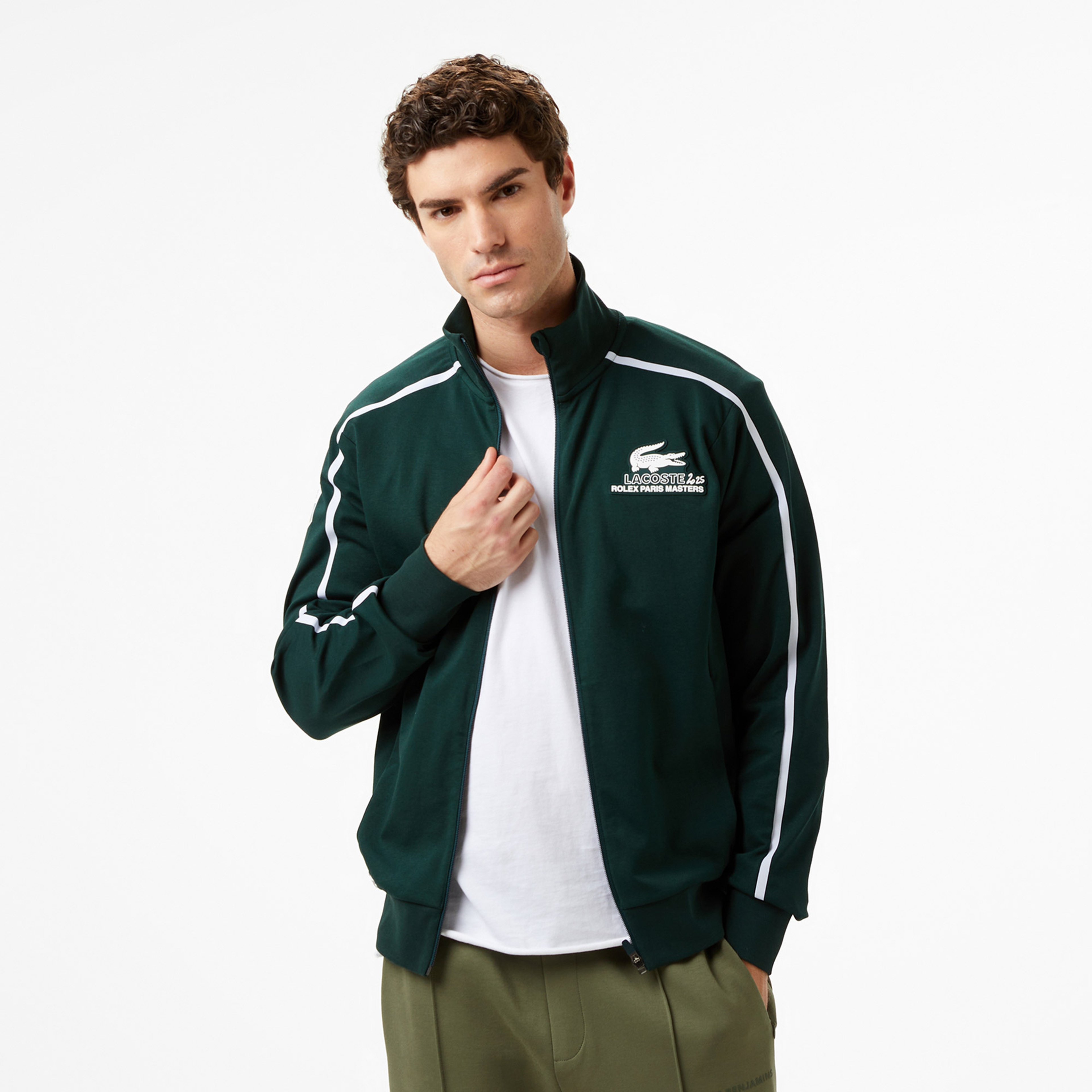 Lacoste Classic Erkek Yeşil Tenis Sweatshirt