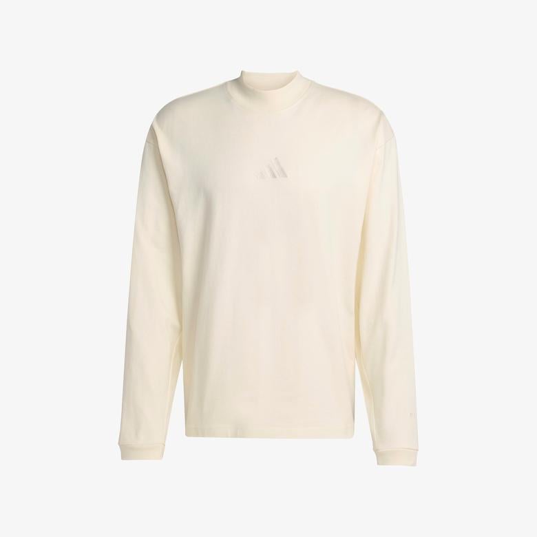 adidas All Szn Luxe Turtleneck Long Sleeve Erkek Beyaz Sweatshirt