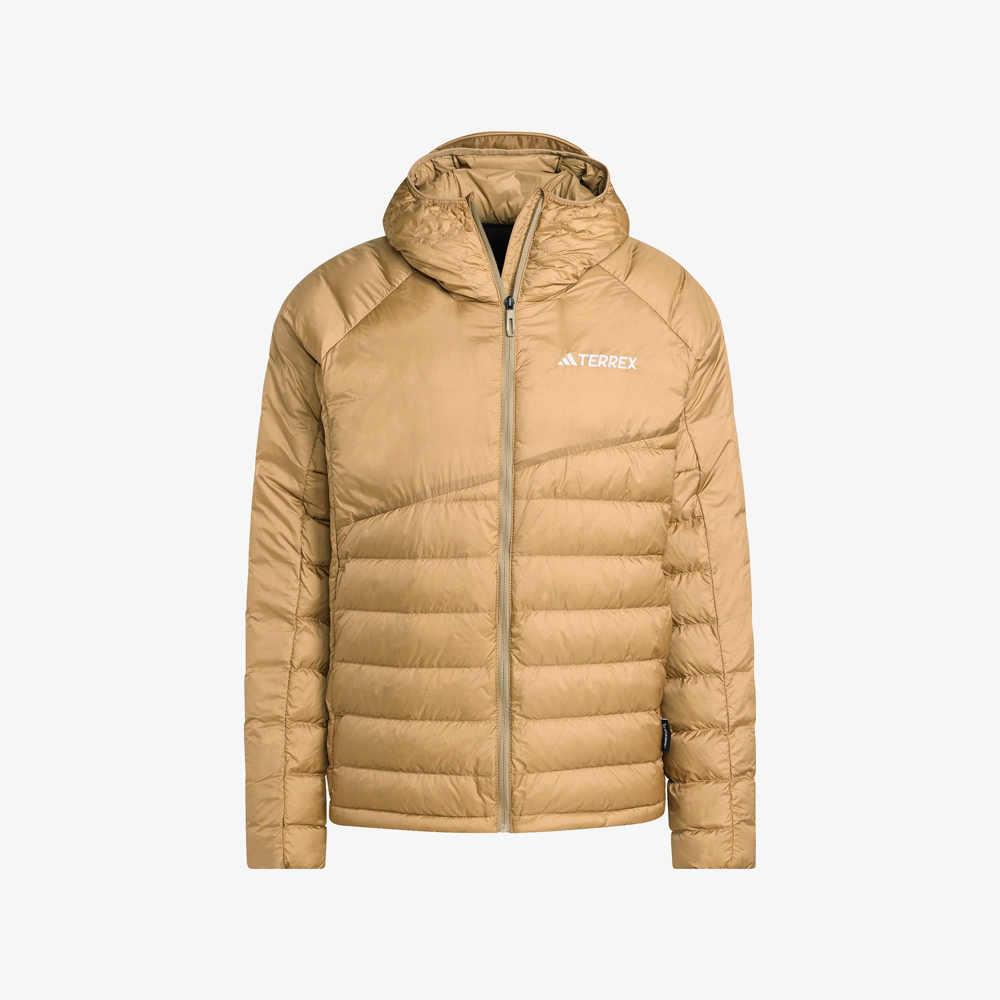 adidas Terrex Xperior Climawarm+ Down Kapüşonlu Erkek Kahverengi Yürüyüş Montu