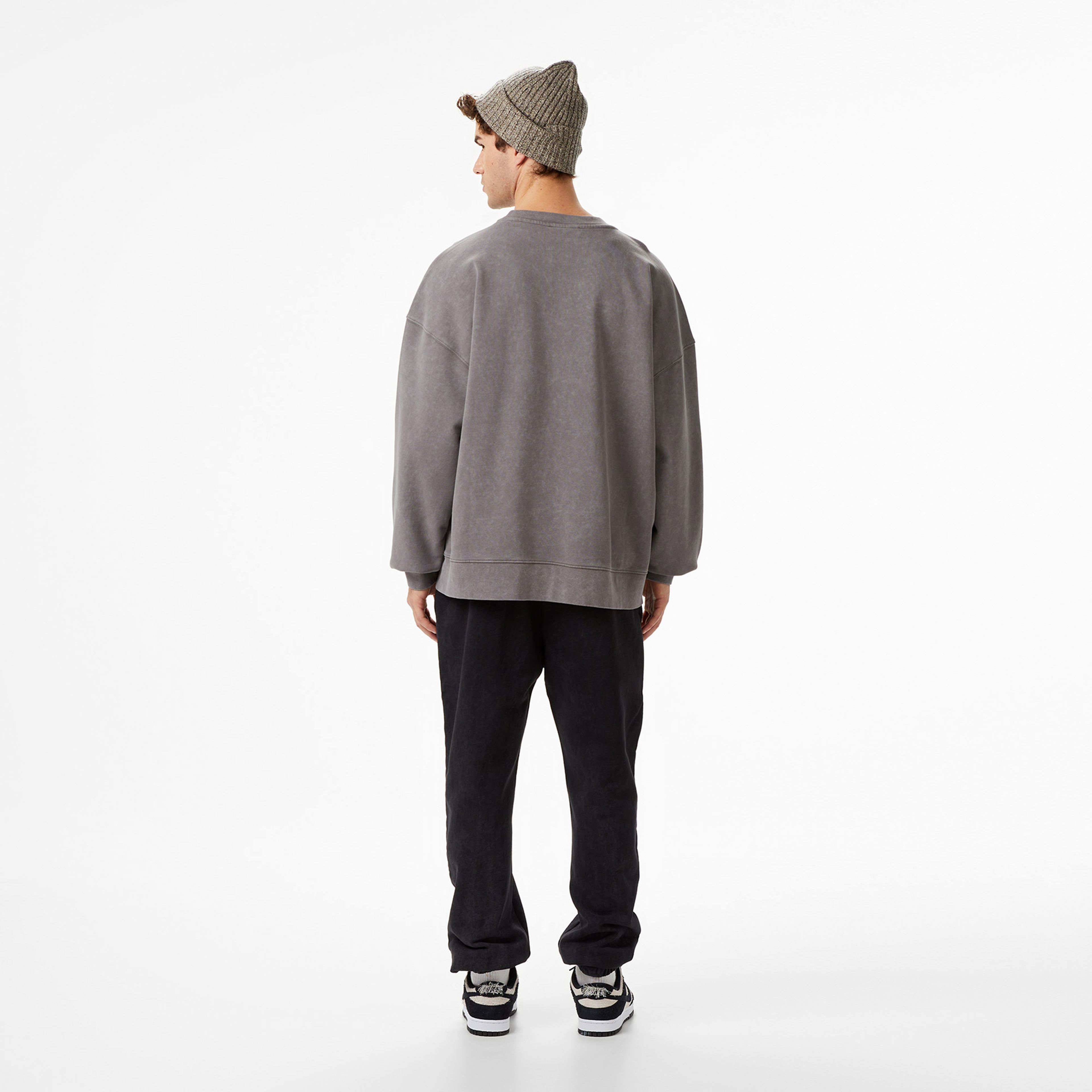 Les Benjamins Relaxed Fit Unisex Gri Sweatshirt