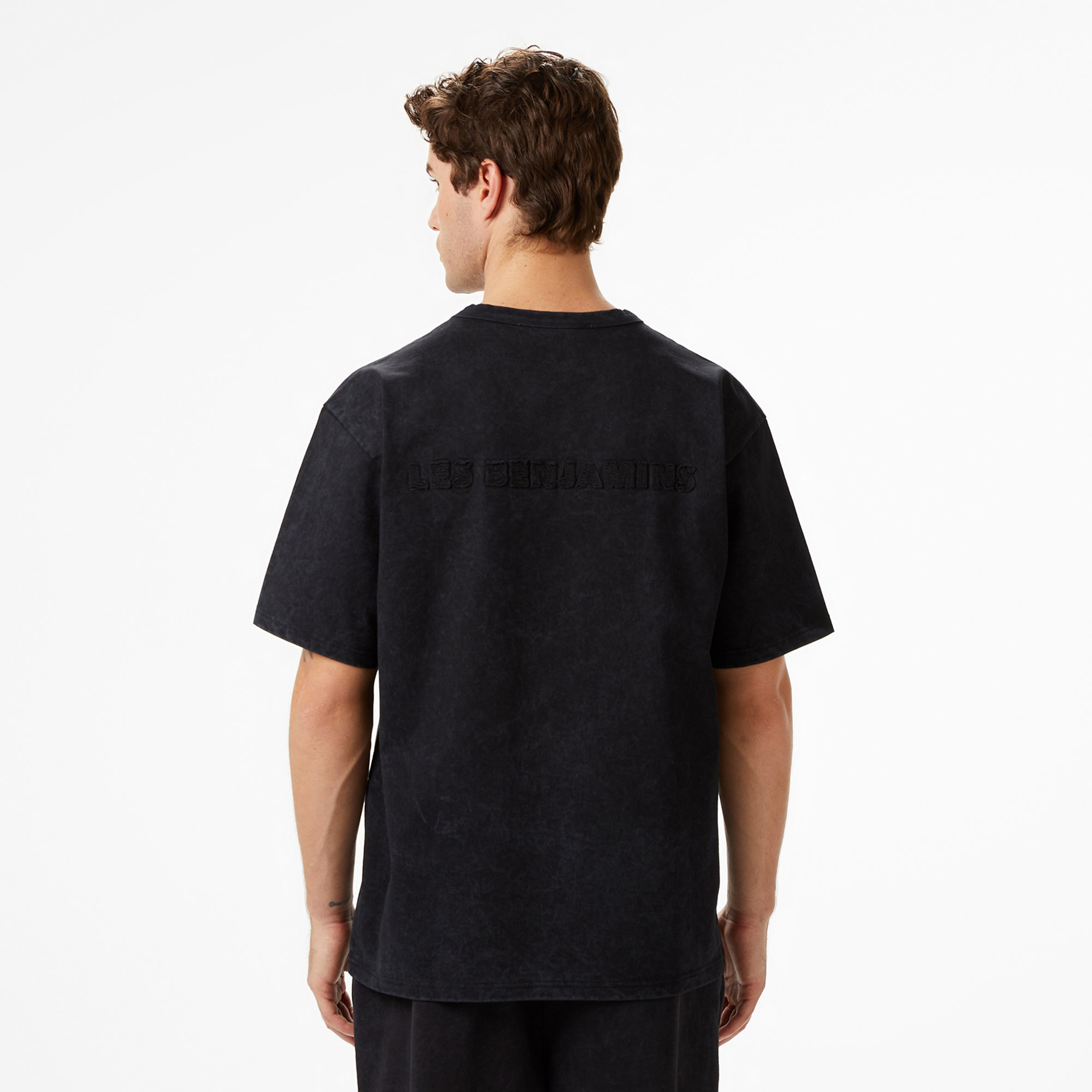 Les Benjamins Relaxed Fit Erkek Siyah T-Shirt