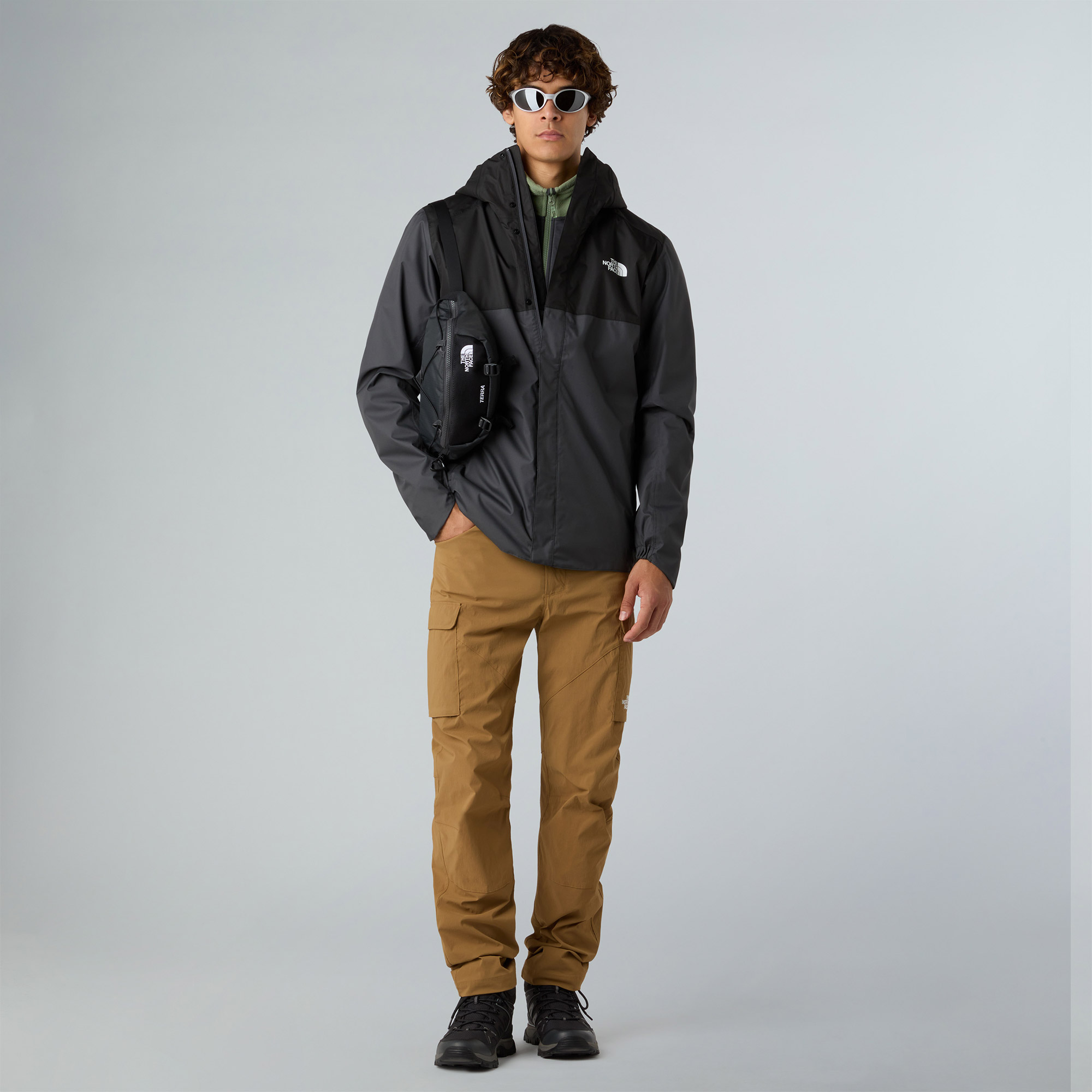 The North Face Quest Zip-In Erkek Gri Ceket