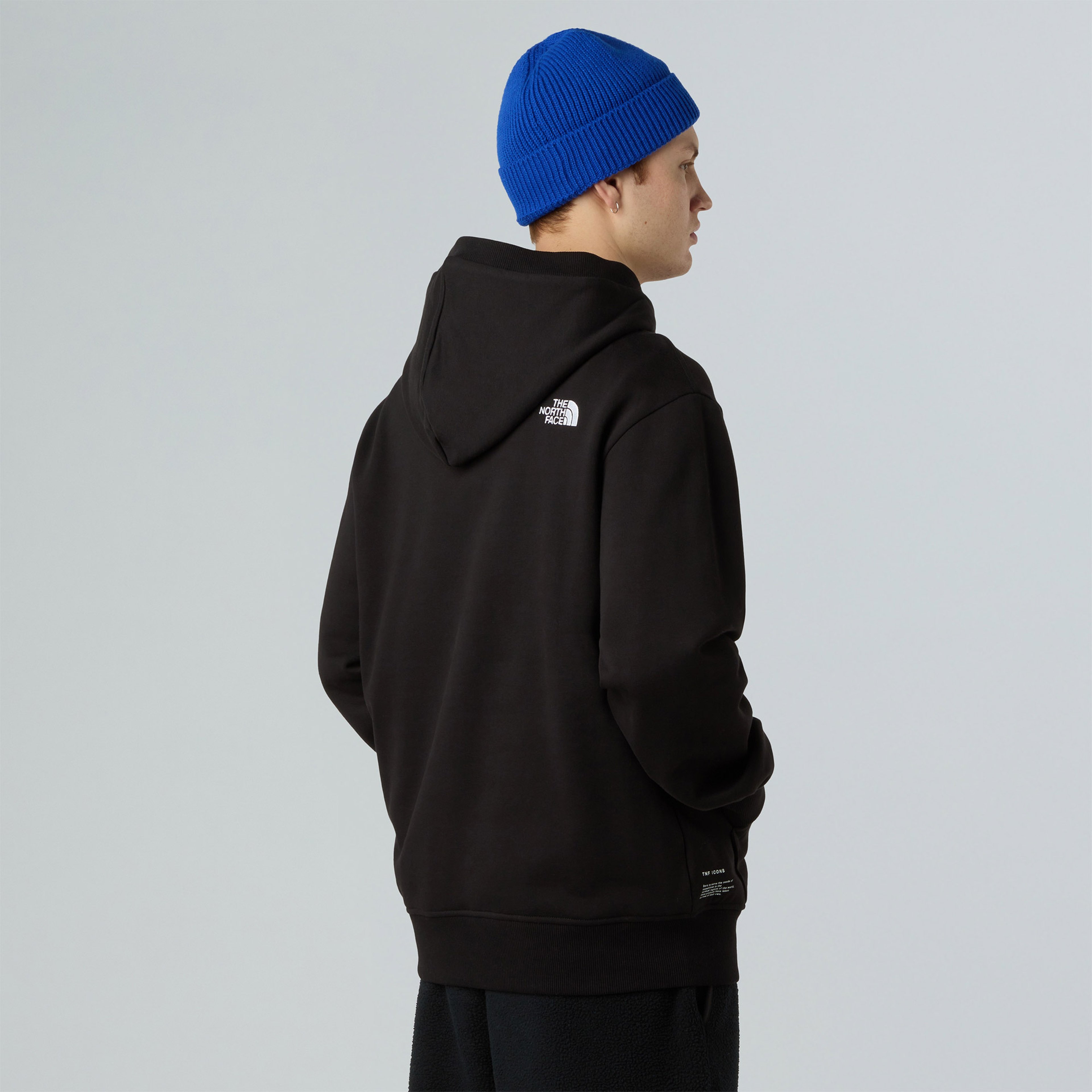 The North Face Icon Mountain Erkek Siyah Sweatshirt