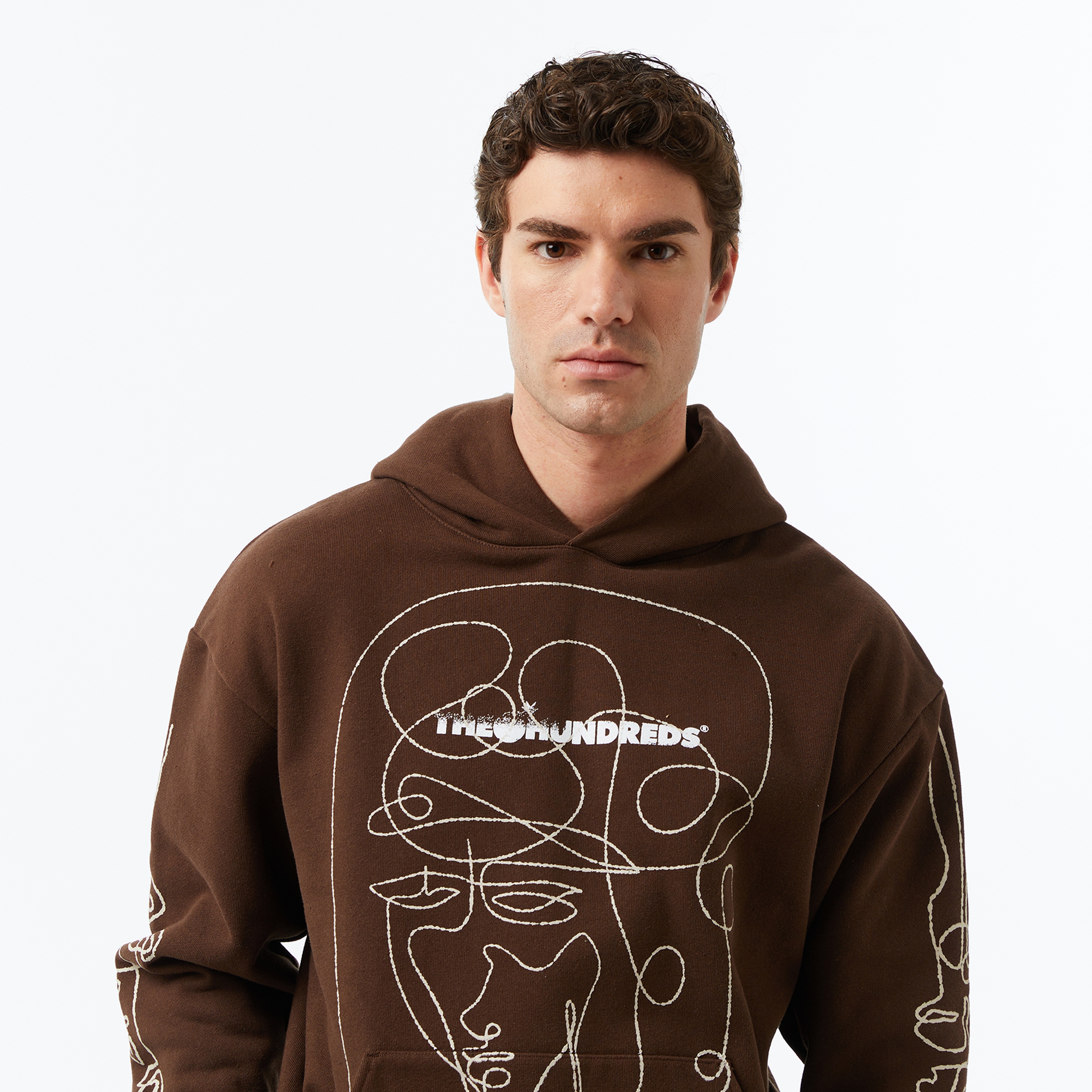 The Hundreds Live in Chaos Erkek Kahverengi Sweatshirt