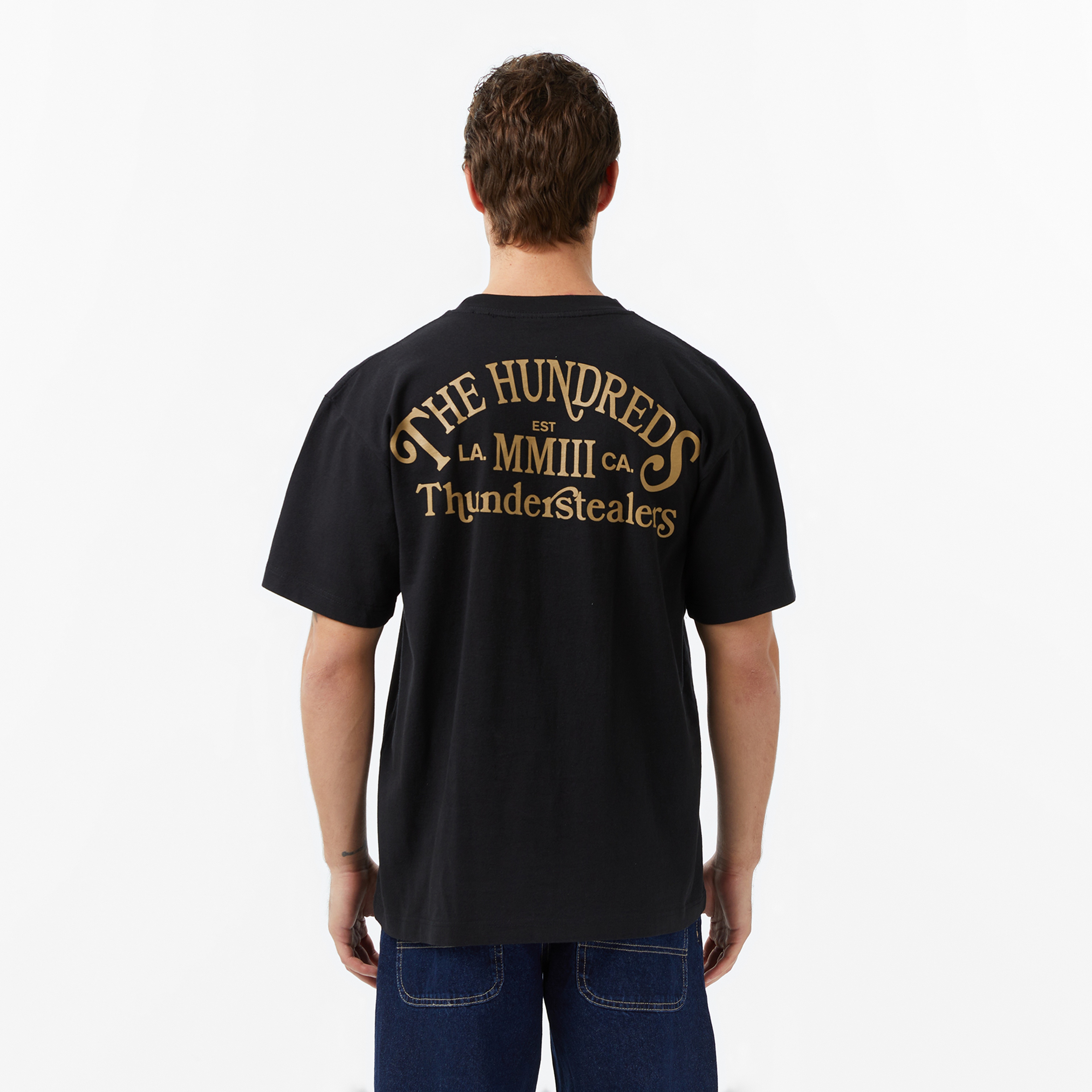 The Hundreds Live in Chaos Erkek Lacivert T-Shirt