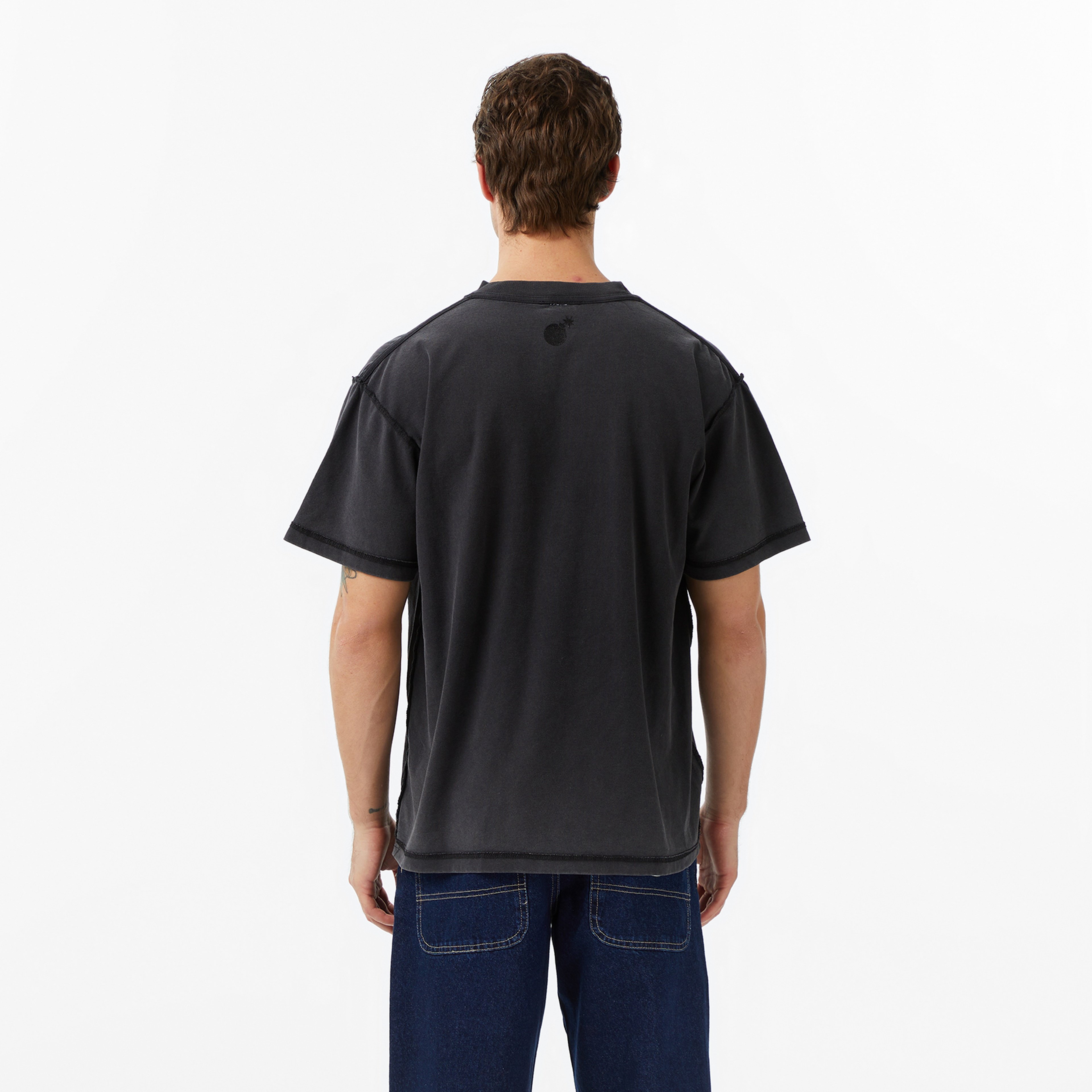 The Hundreds Reverse Bar Erkek Siyah T-Shirt