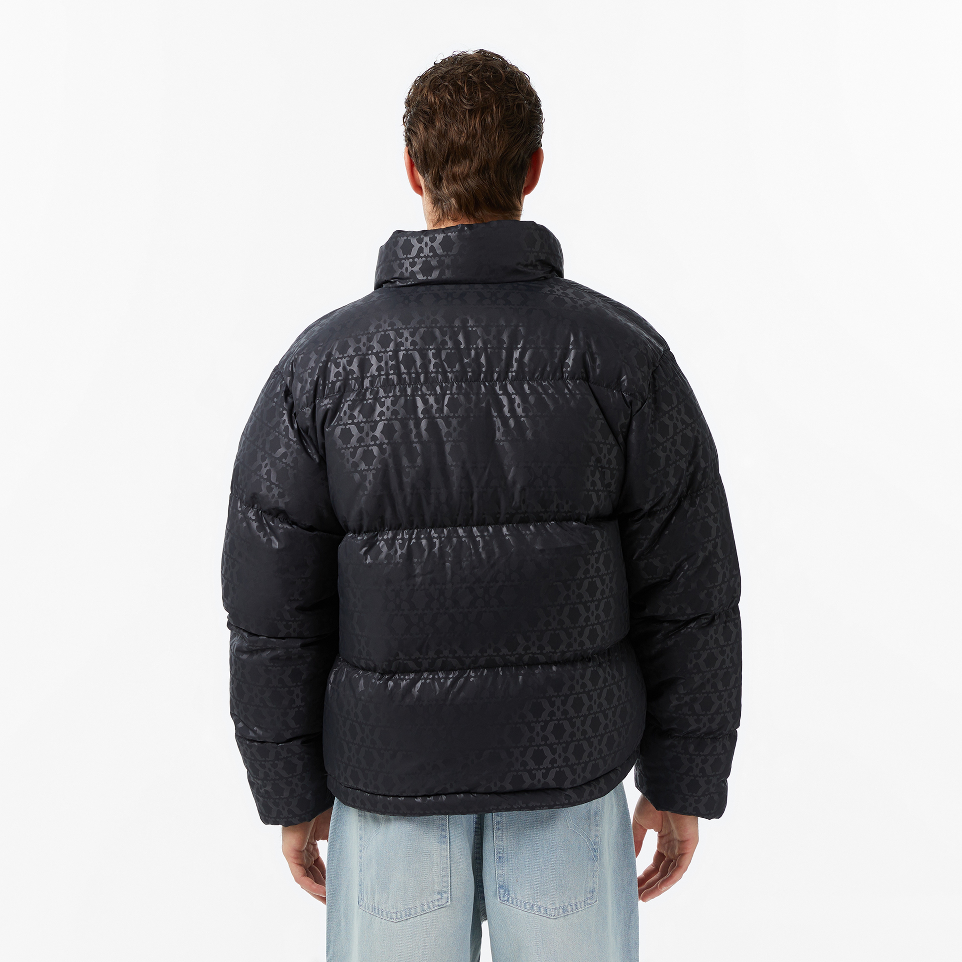 Karl Kani Aop Signature Puffer Winter Erkek Siyah Mont